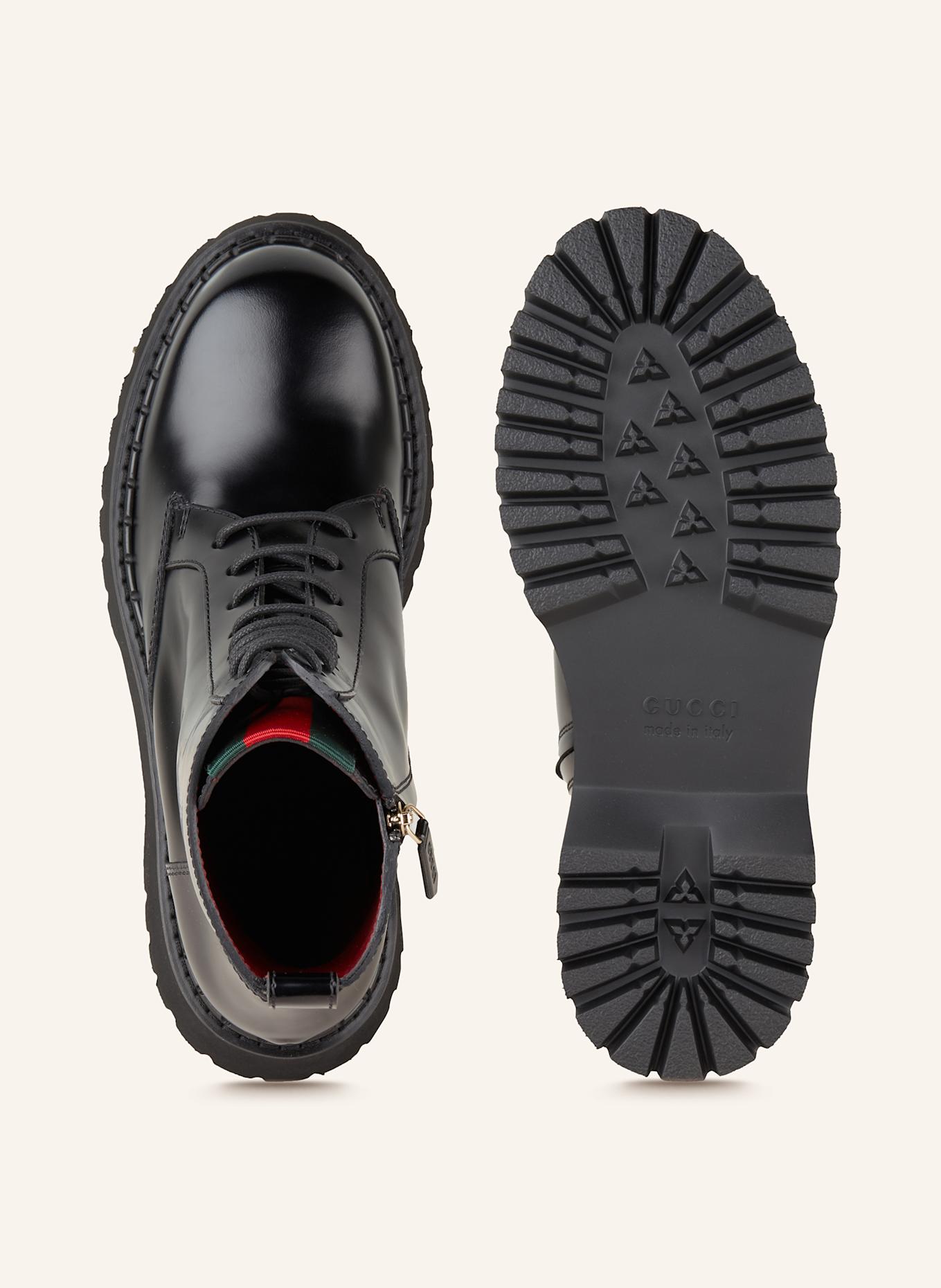 GUCCI Schnürboots: SCHWARZ