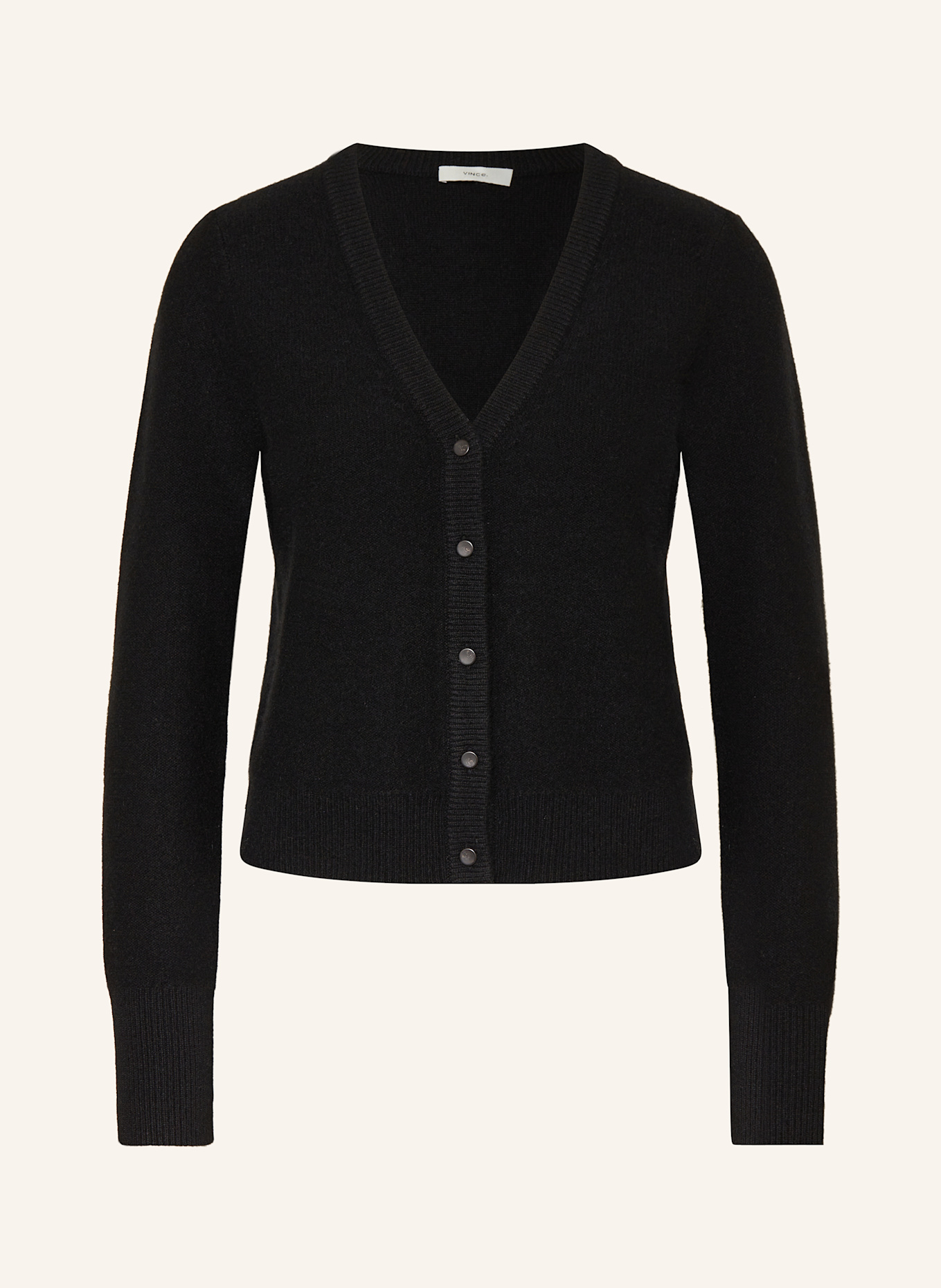 VINCE Cashmere cardigan in black