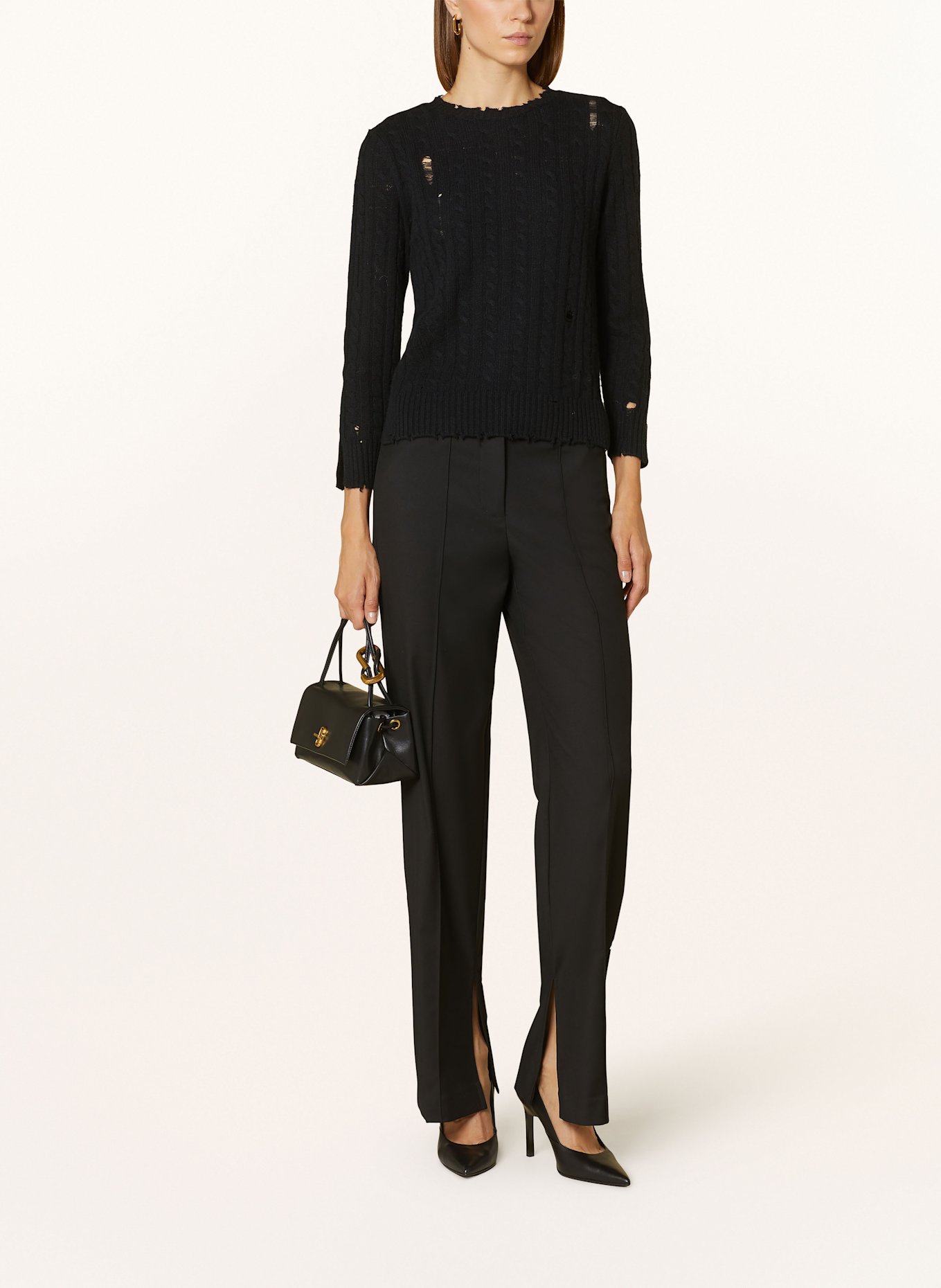 REMAIN Marlenehose: SCHWARZ