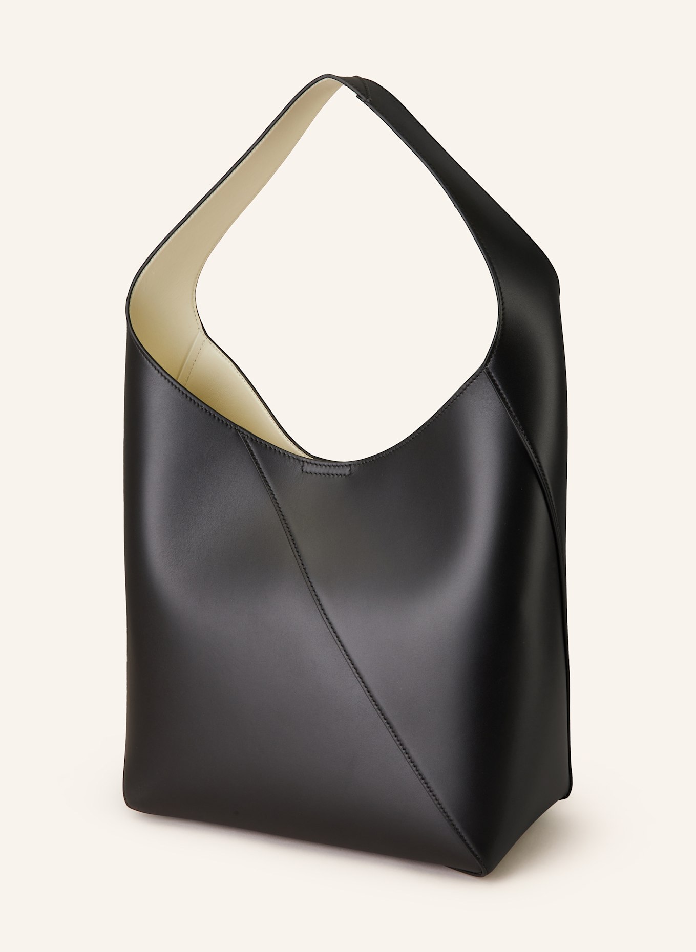 JIL SANDER Hobo-Bag VERTIGO MEDIUM: SCHWARZ