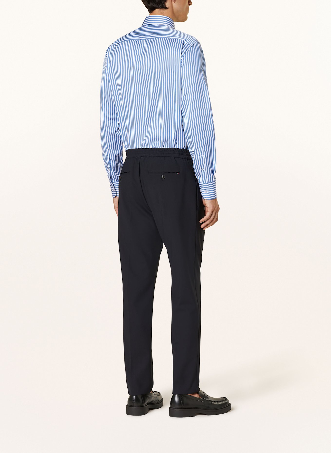 1863 by ETERNA Hemd Slim Fit: BLAU / WEISS