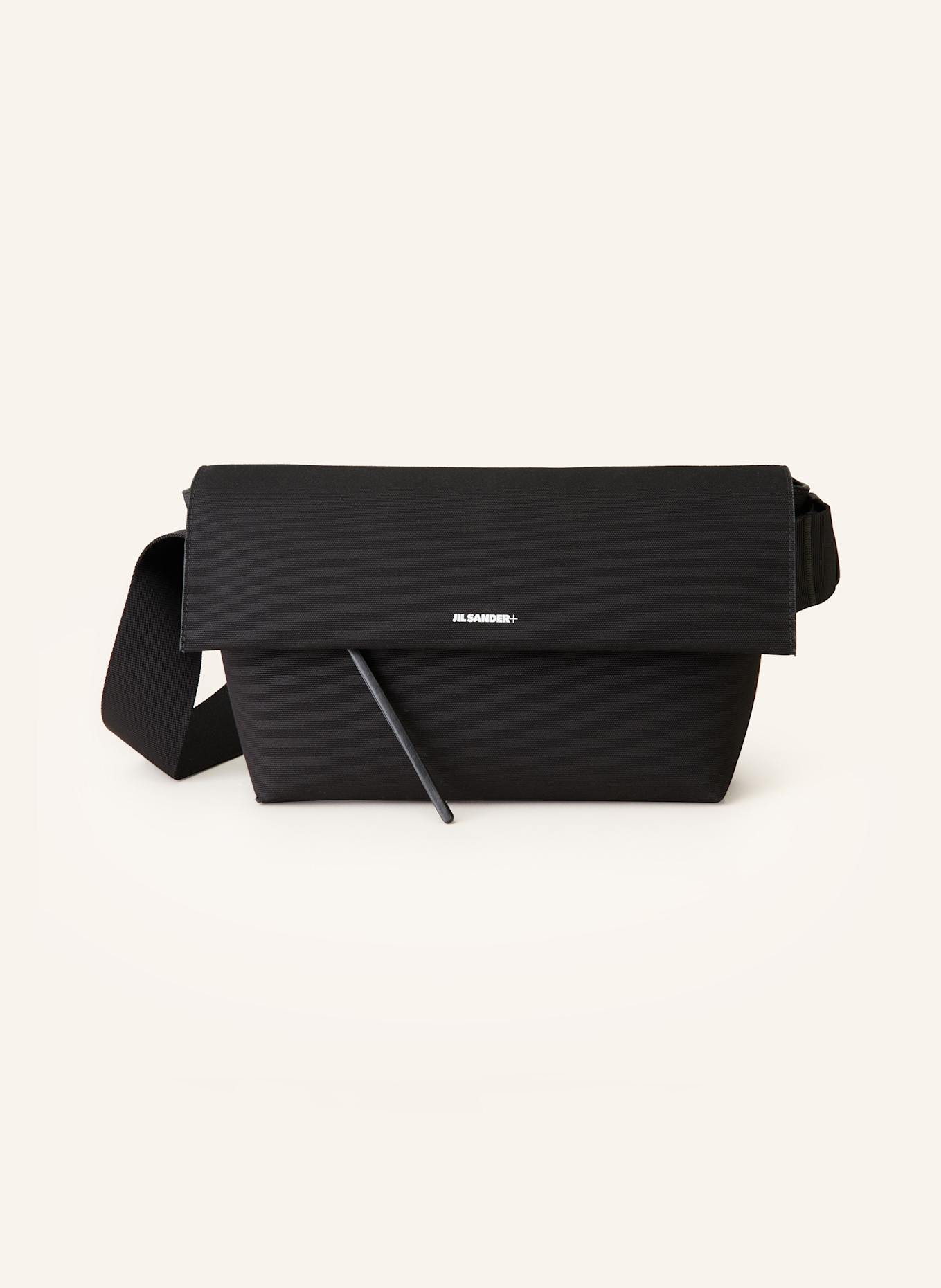 JIL SANDER Umhängetasche UTILITY: SCHWARZ