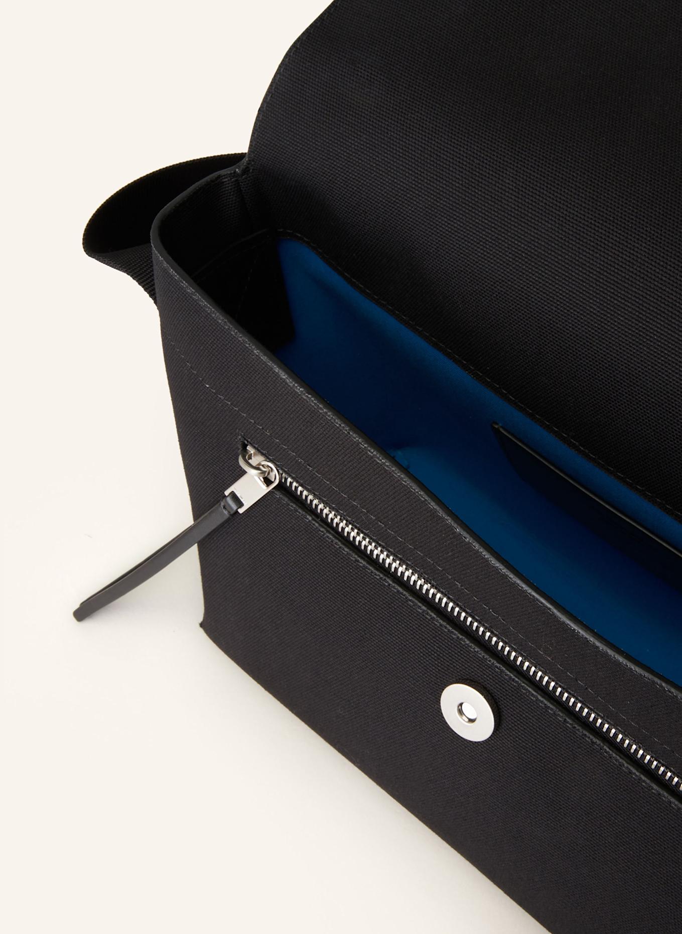 JIL SANDER Umhängetasche UTILITY: SCHWARZ