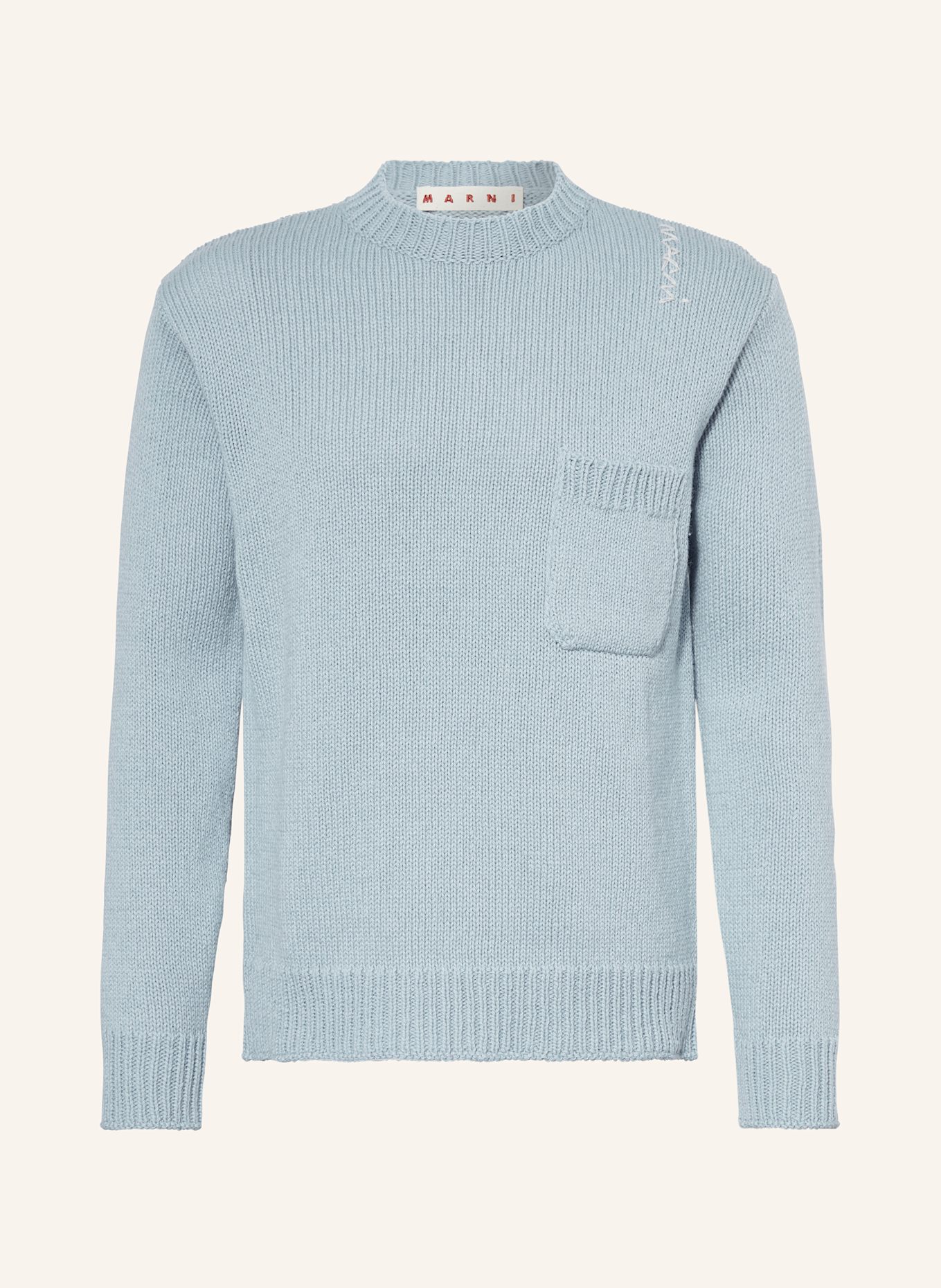 MARNI Pullover: HELLBLAU