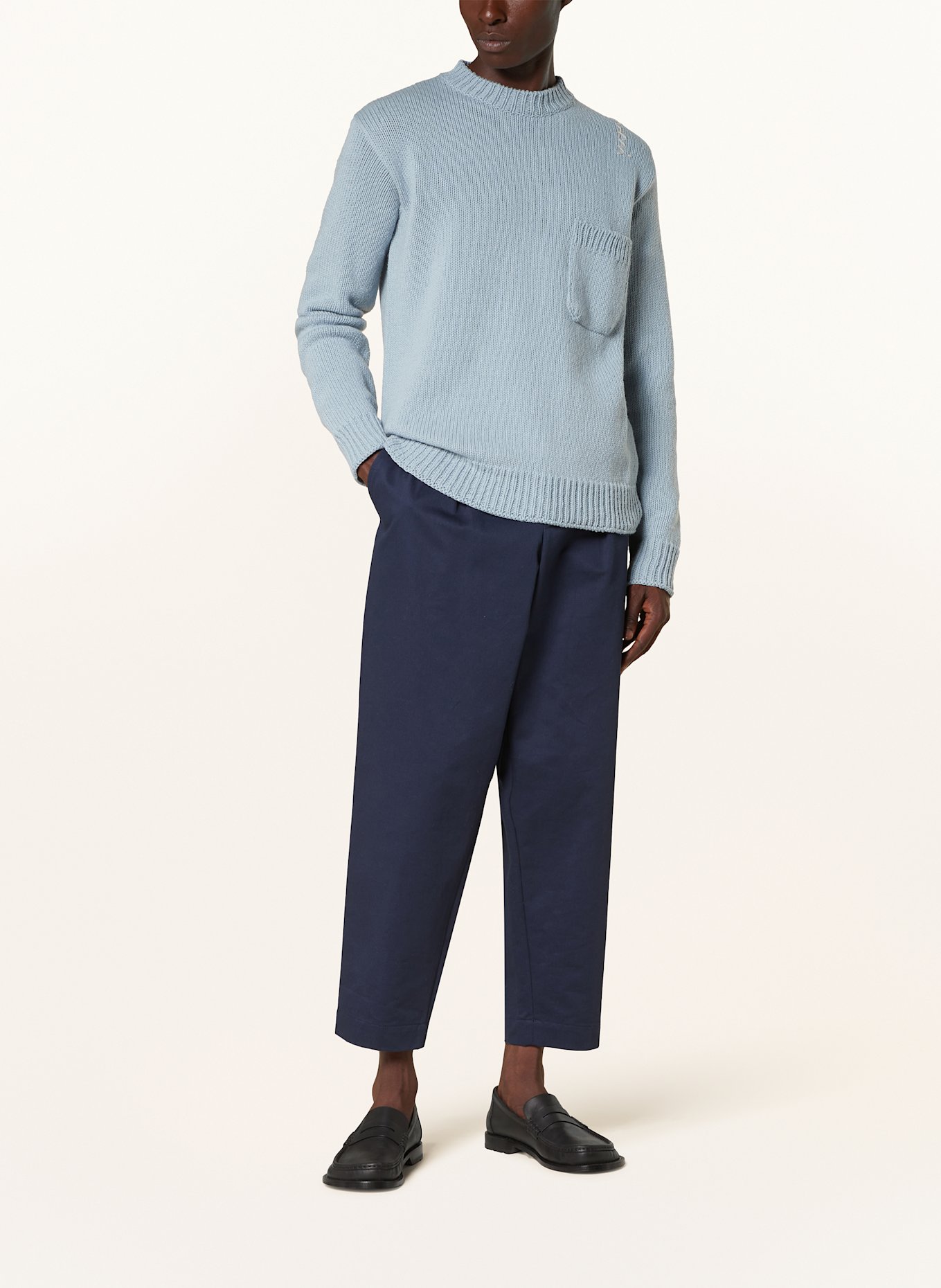 MARNI Pullover: HELLBLAU
