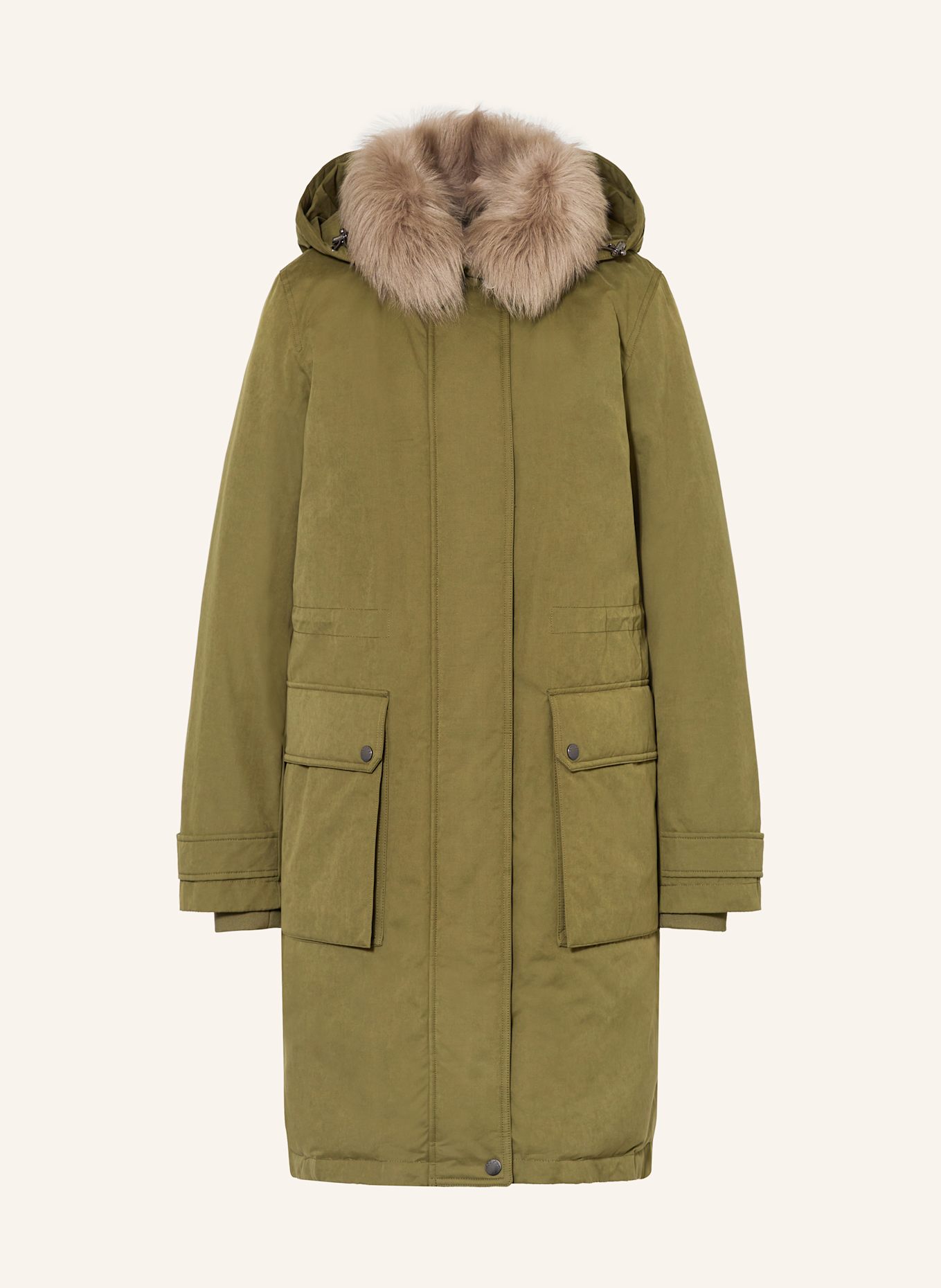 Woolrich green parka outlet