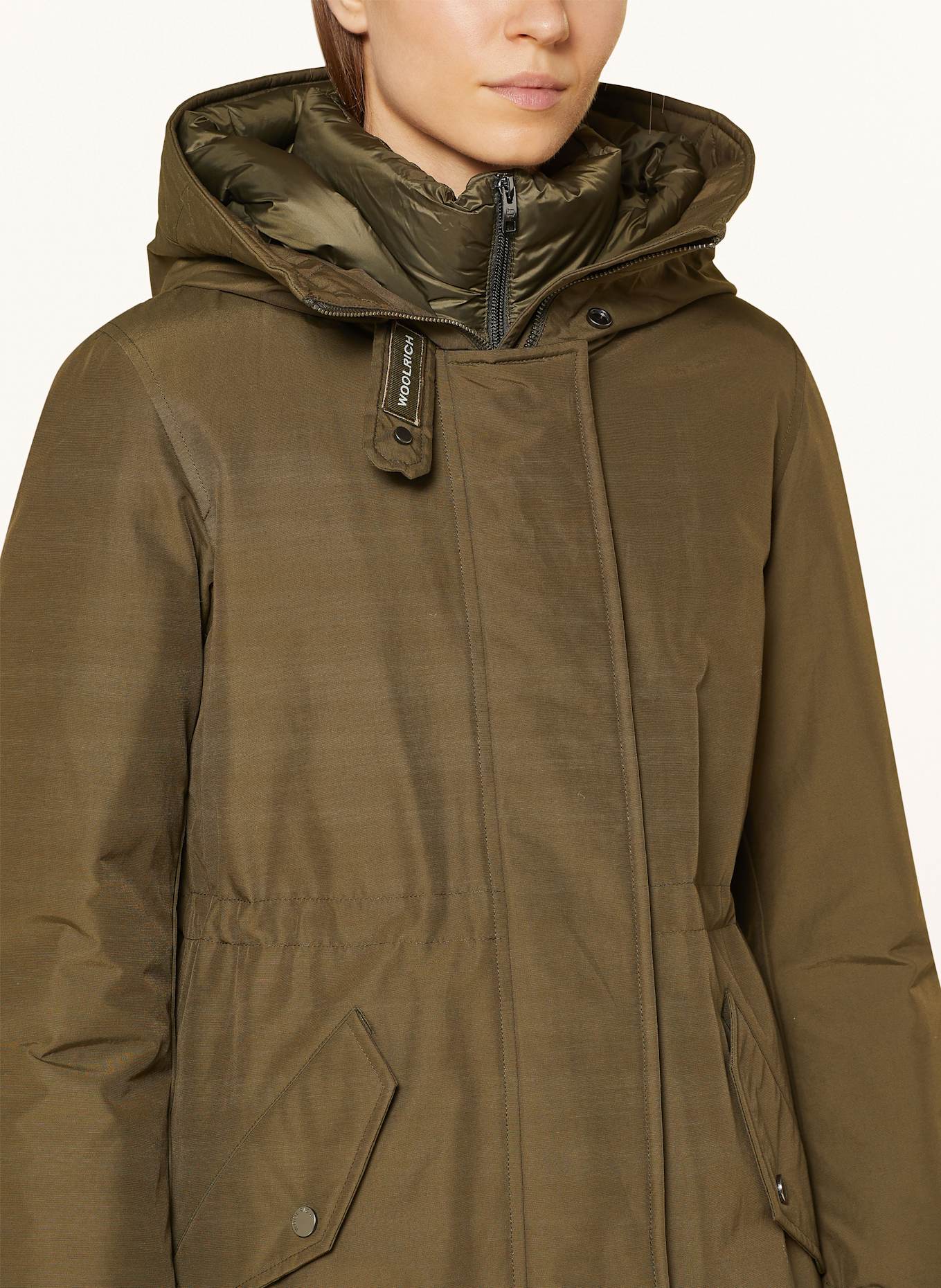 WOOLRICH Parka 3 w 1 AUTHENTIC kolor khaki