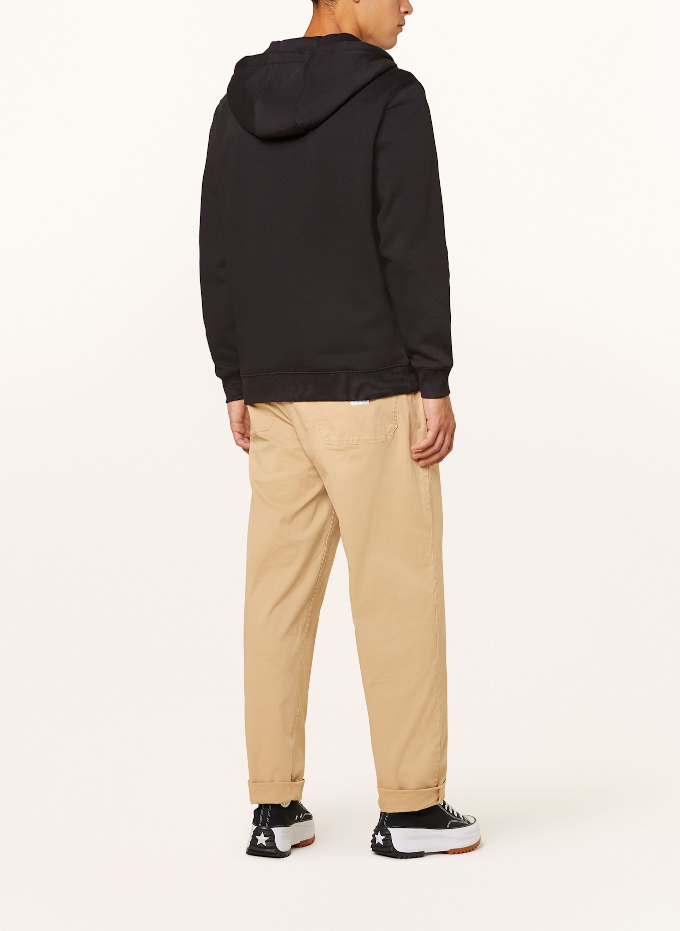 TOMMY JEANS Sweat jacket, Color: BLACK (Image 3)