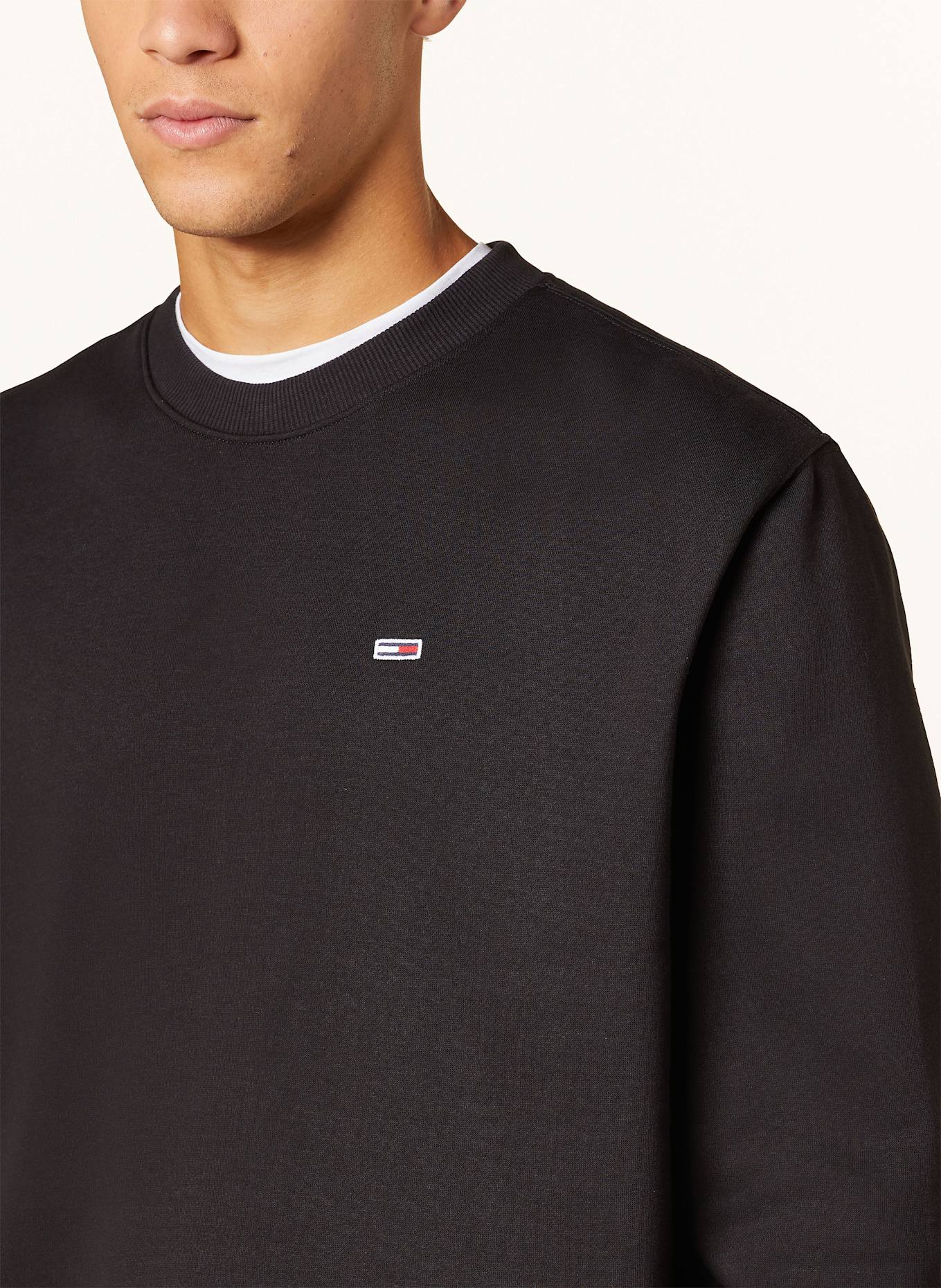 TOMMY JEANS Sweatshirt: SCHWARZ