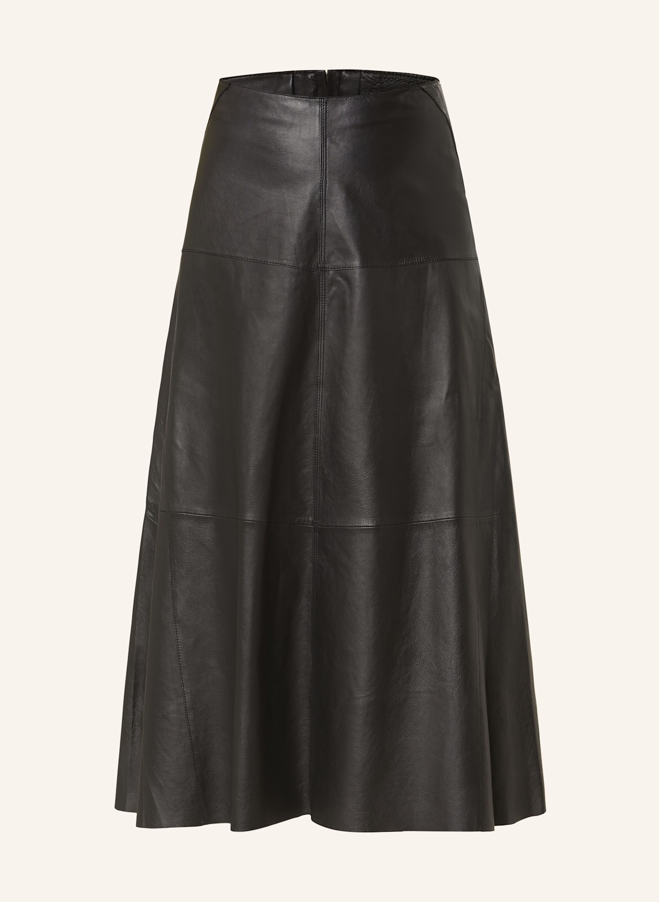 MRS & HUGS Leather skirt, Color: BLACK (Image 1)