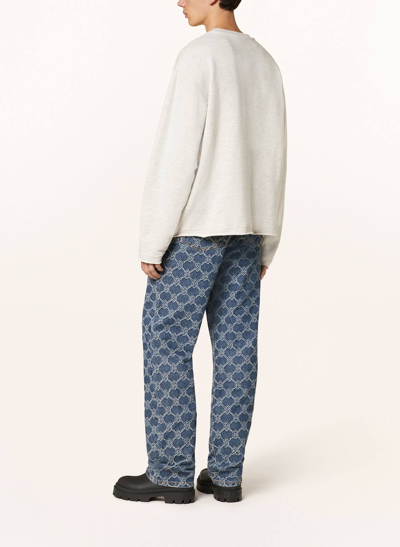 DAILY PAPER Mikina ANIOLA: SVĚTLE ŠEDÁ