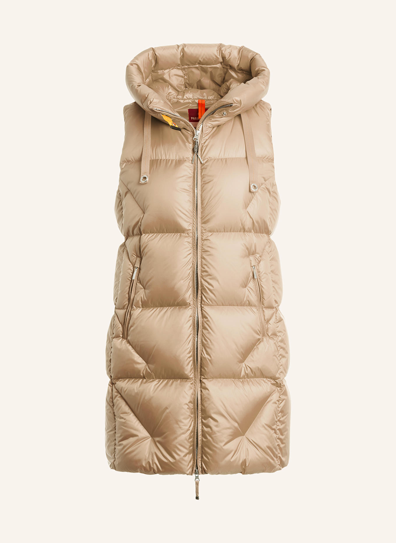 PARAJUMPERS Down vest ZULY in beige