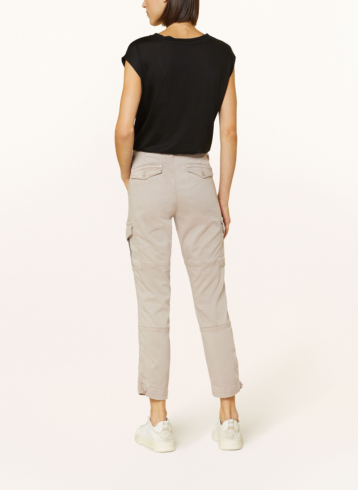 TRUE RELIGION Bojówki: BEŻOWY