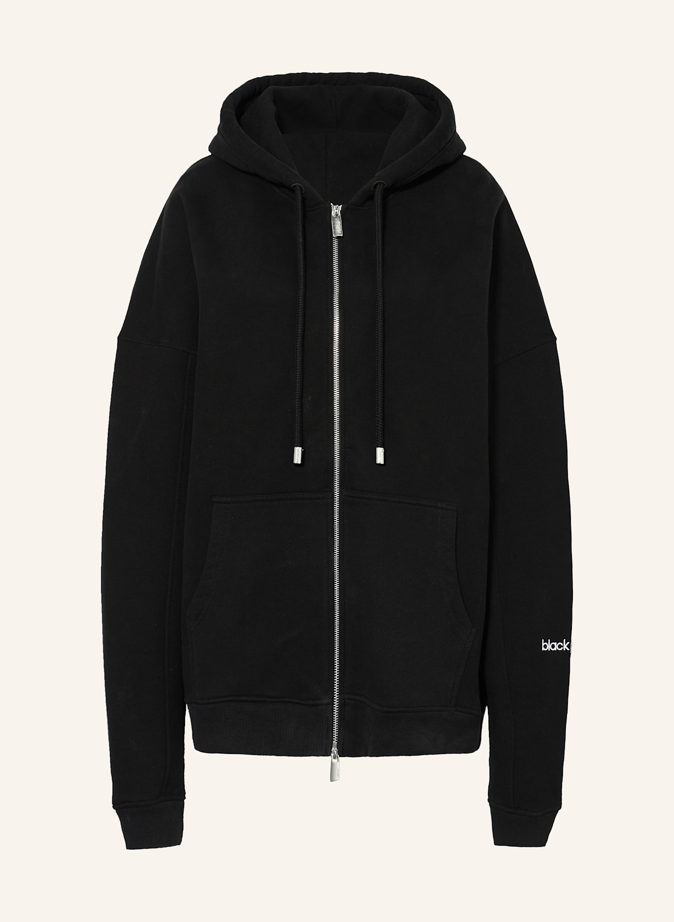 black palms HONEY 2.0 sweat jacket: BLACK