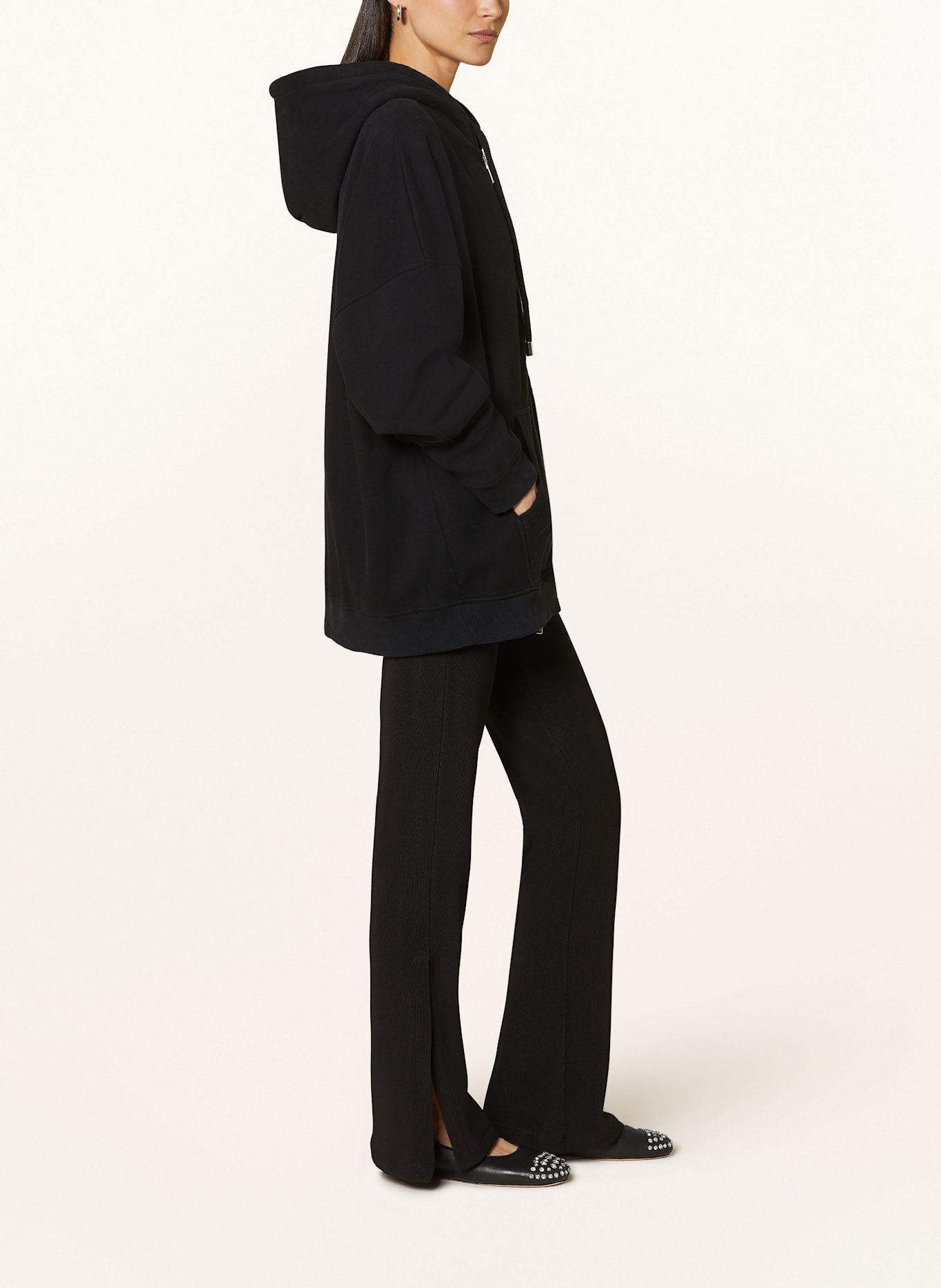 black palms HONEY 2.0 sweat jacket: BLACK