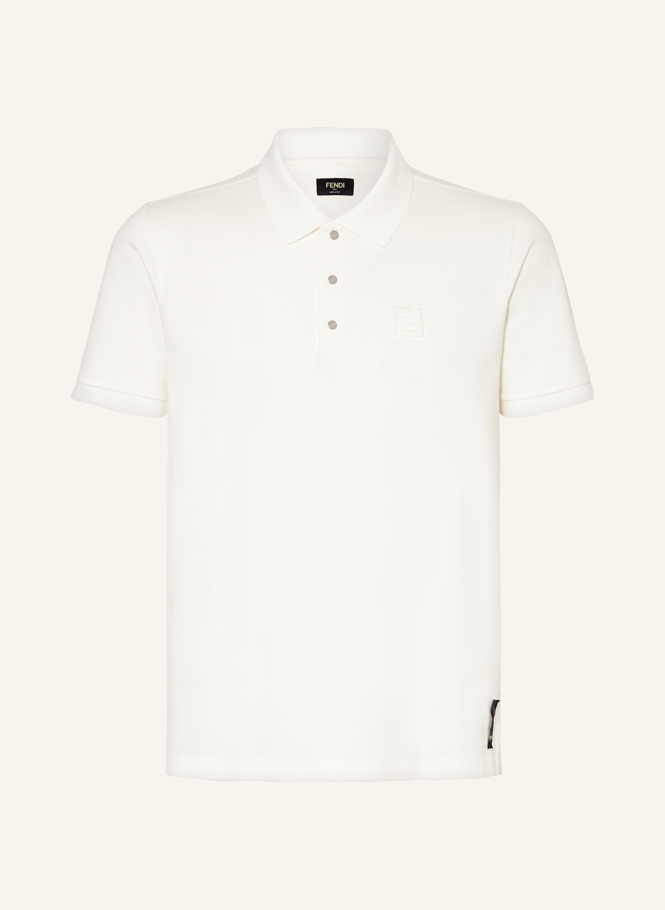White fendi polo top