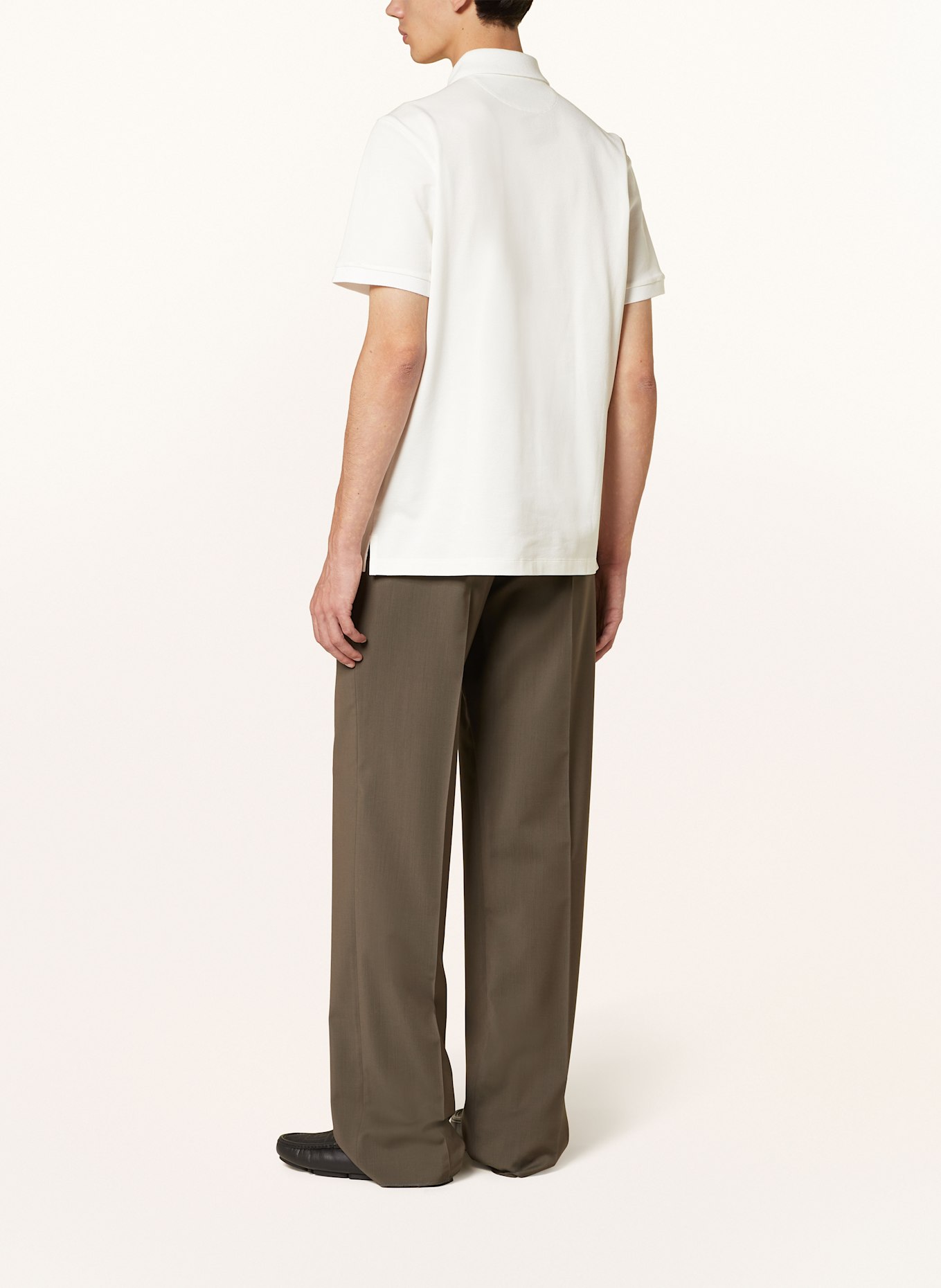 White fendi polo top