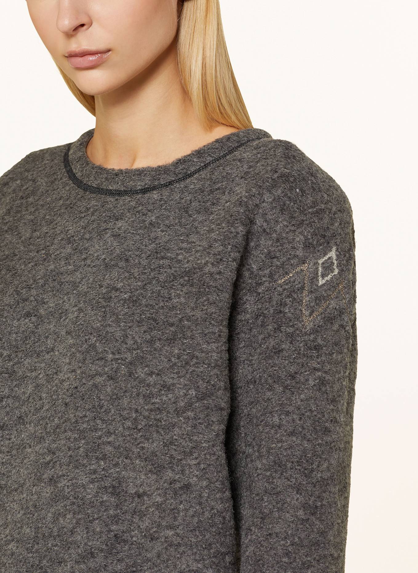 66°NORTH Pullover KALDI: DUNKELGRAU