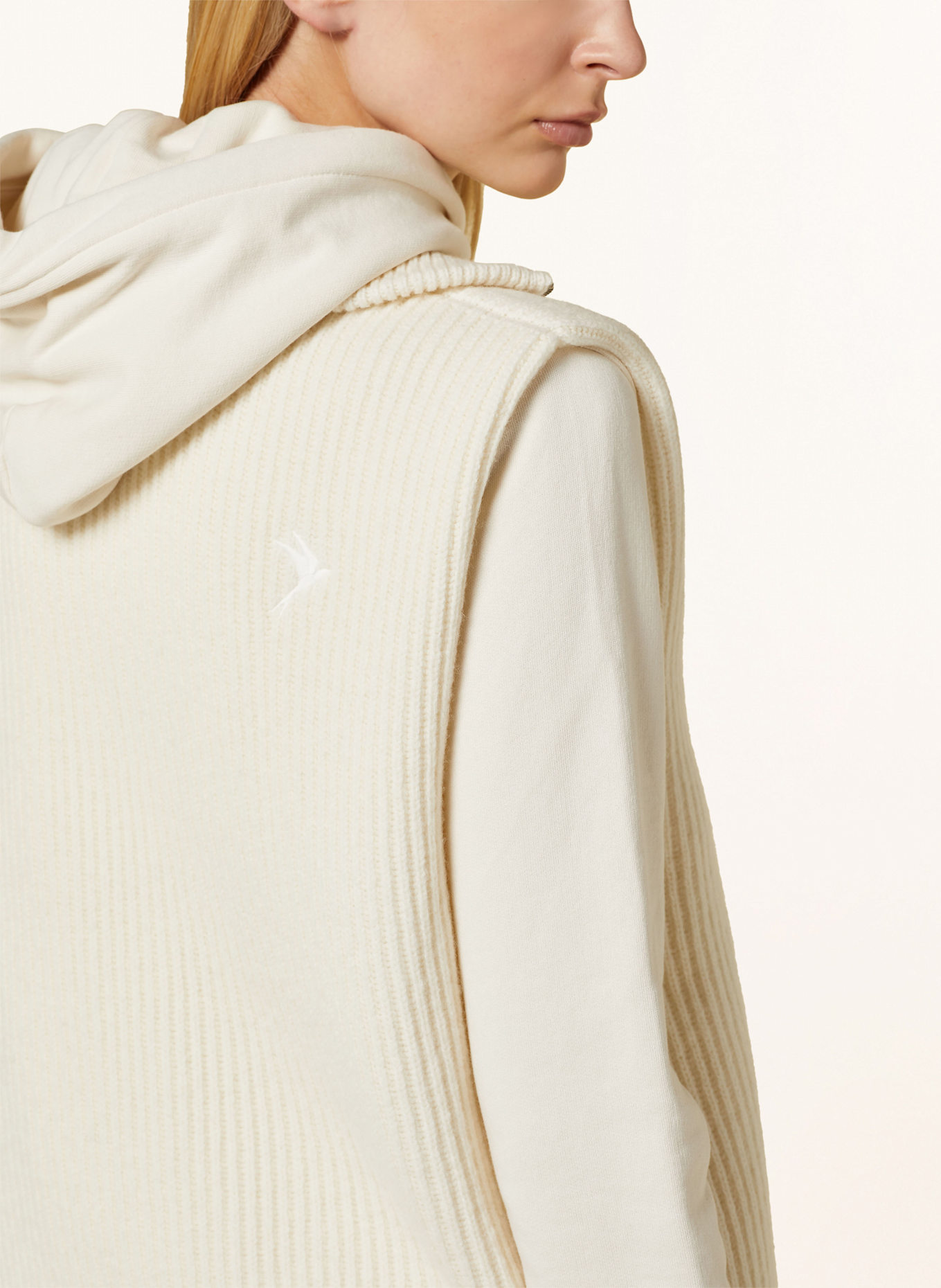 66°NORTH Sweater vest VONARSTRÆTI: ECRU