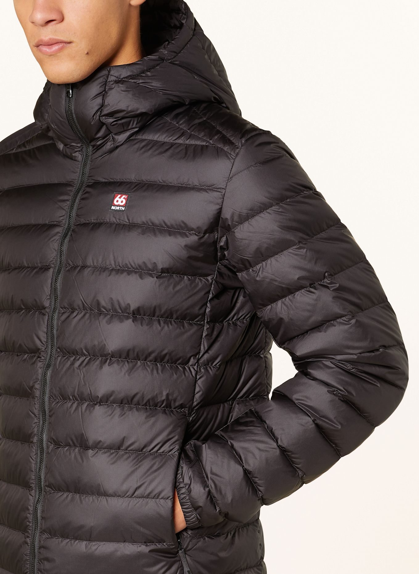 66°NORTH Lightweight-Daunenjacke KEILIR: SCHWARZ