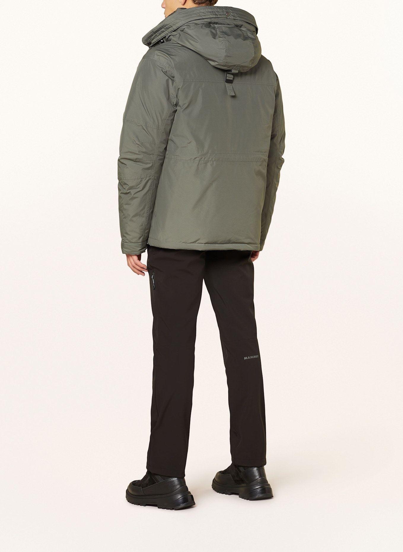 66°NORTH Daunenparka THORSMORK mit abnehmbarem Kragen: GRÜN