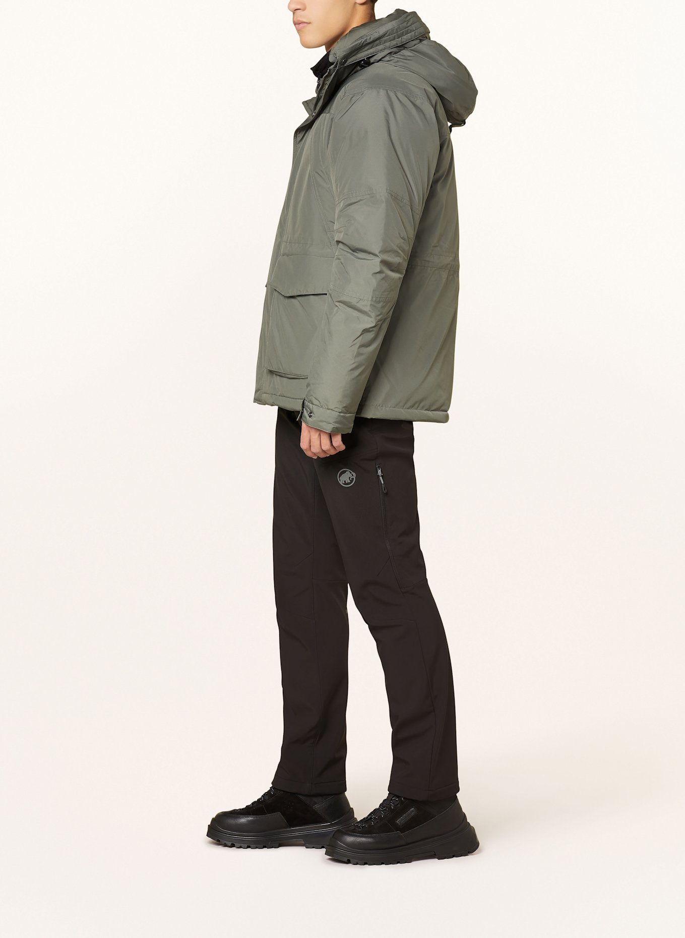 66°NORTH Daunenparka THORSMORK mit abnehmbarem Kragen: GRÜN