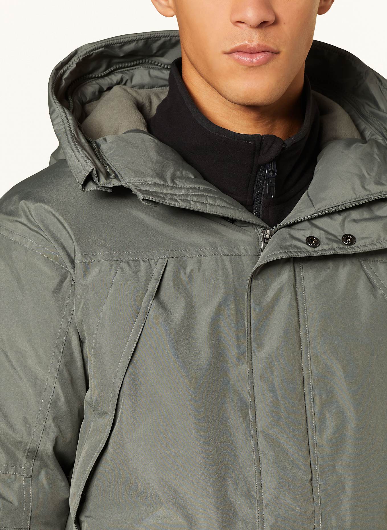 66°NORTH Daunenparka THORSMORK mit abnehmbarem Kragen: GRÜN