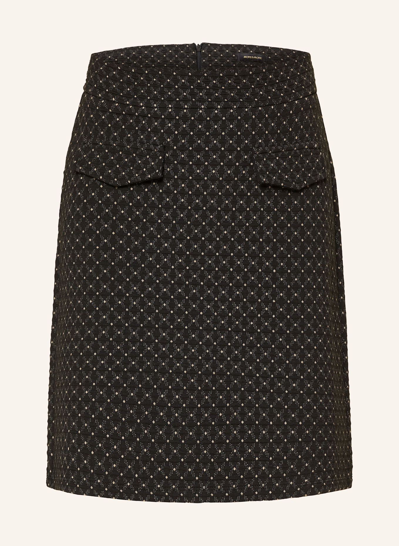 MORE & MORE Sukně: ČERNÁ / BÉŽOVÁ