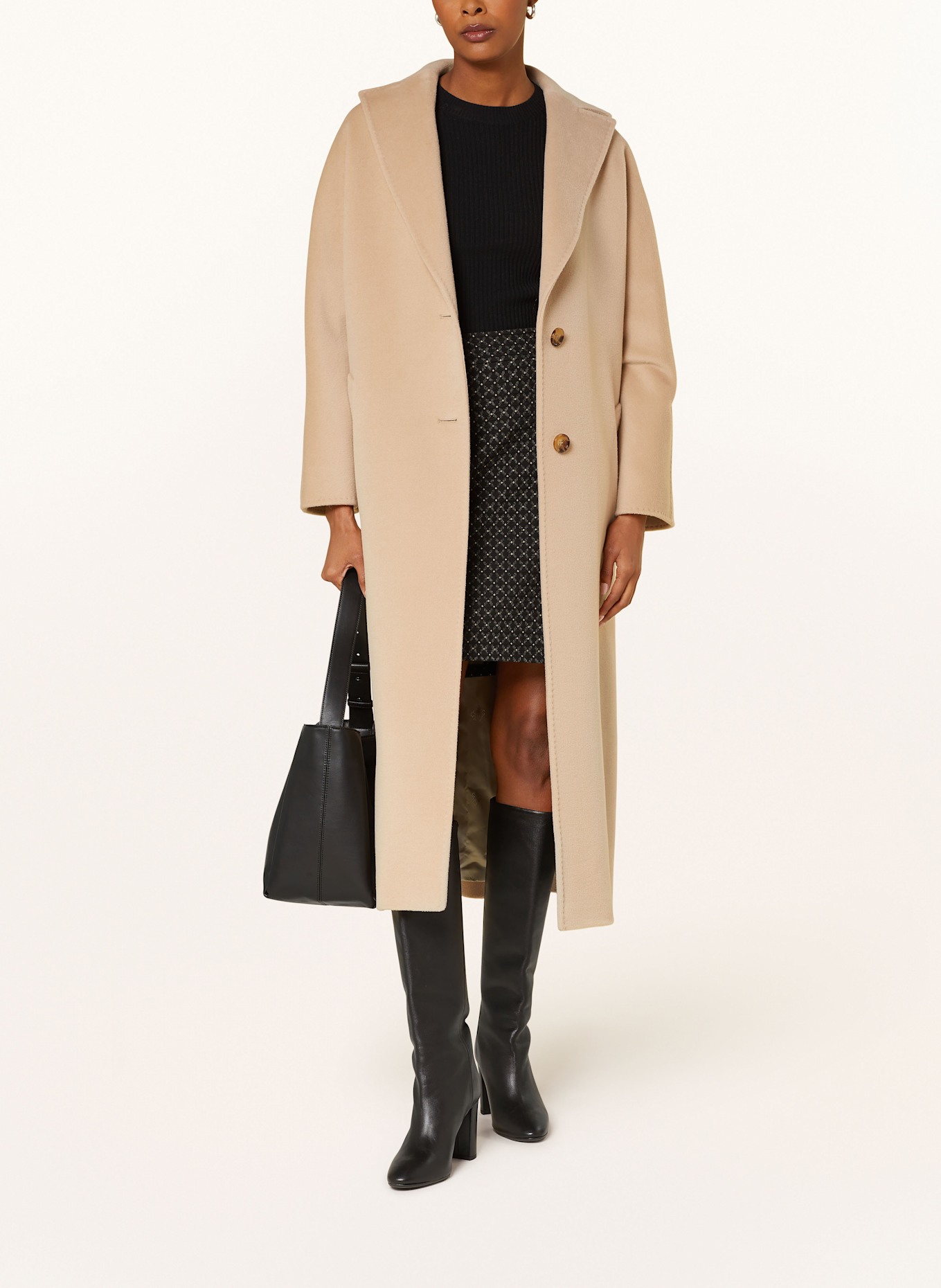 MORE & MORE Sukně: ČERNÁ / BÉŽOVÁ