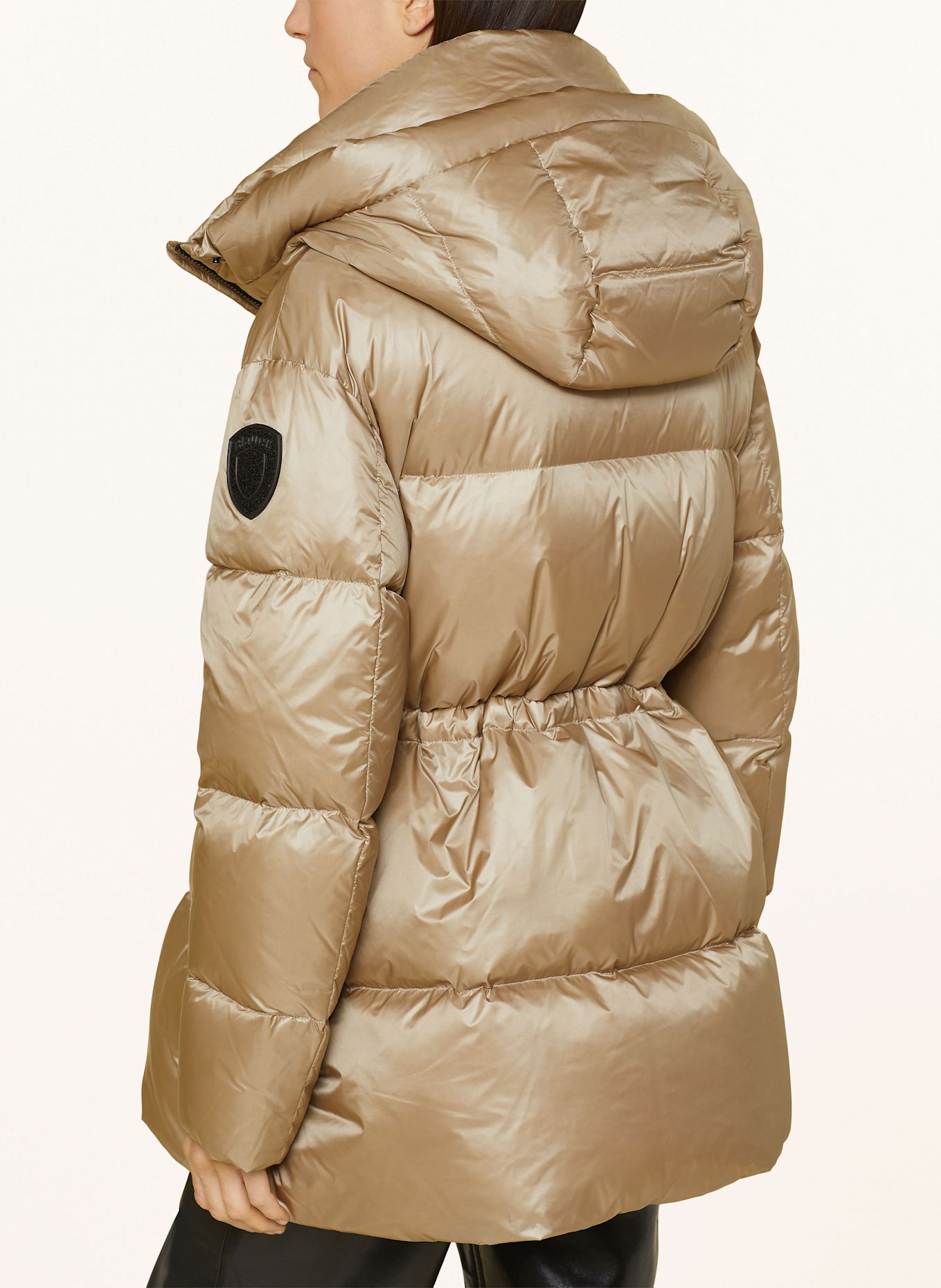 Blauer Daunenjacke LAUREL: BEIGE