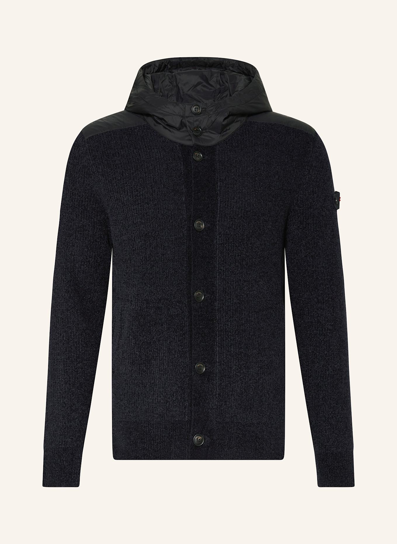 PEUTEREY Strickjacke HAYUK BMAT, Farbe: DUNKELBLAU/ DUNKELGRAU (Bild 1)