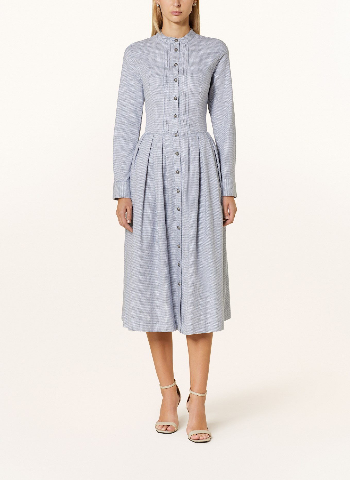 BERWIN & WOLFF Trachtenkleid aus Flanell: HELLBLAU