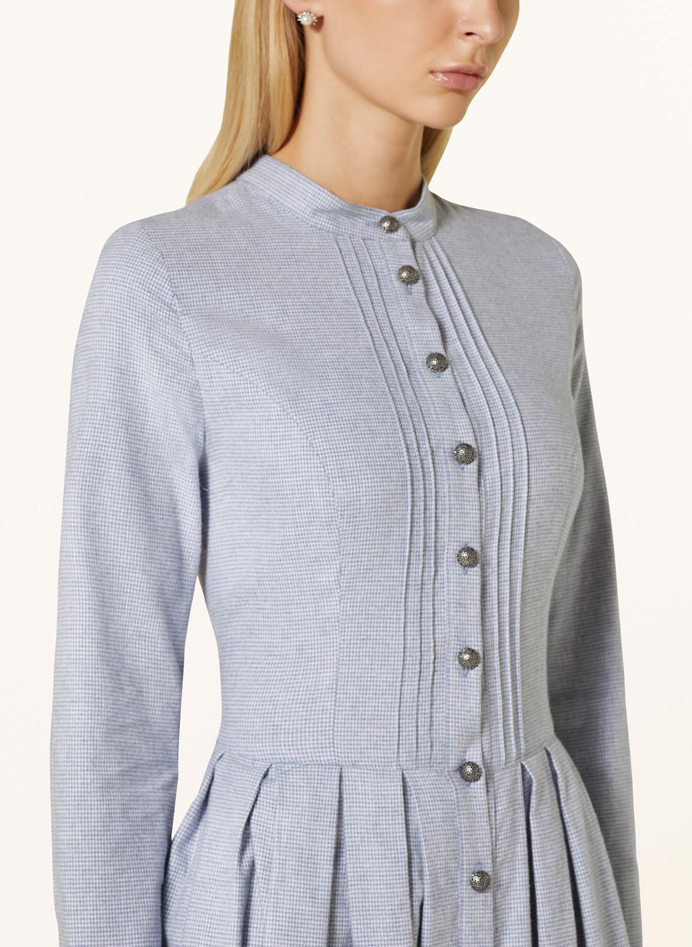 BERWIN & WOLFF Trachtenkleid aus Flanell: HELLBLAU