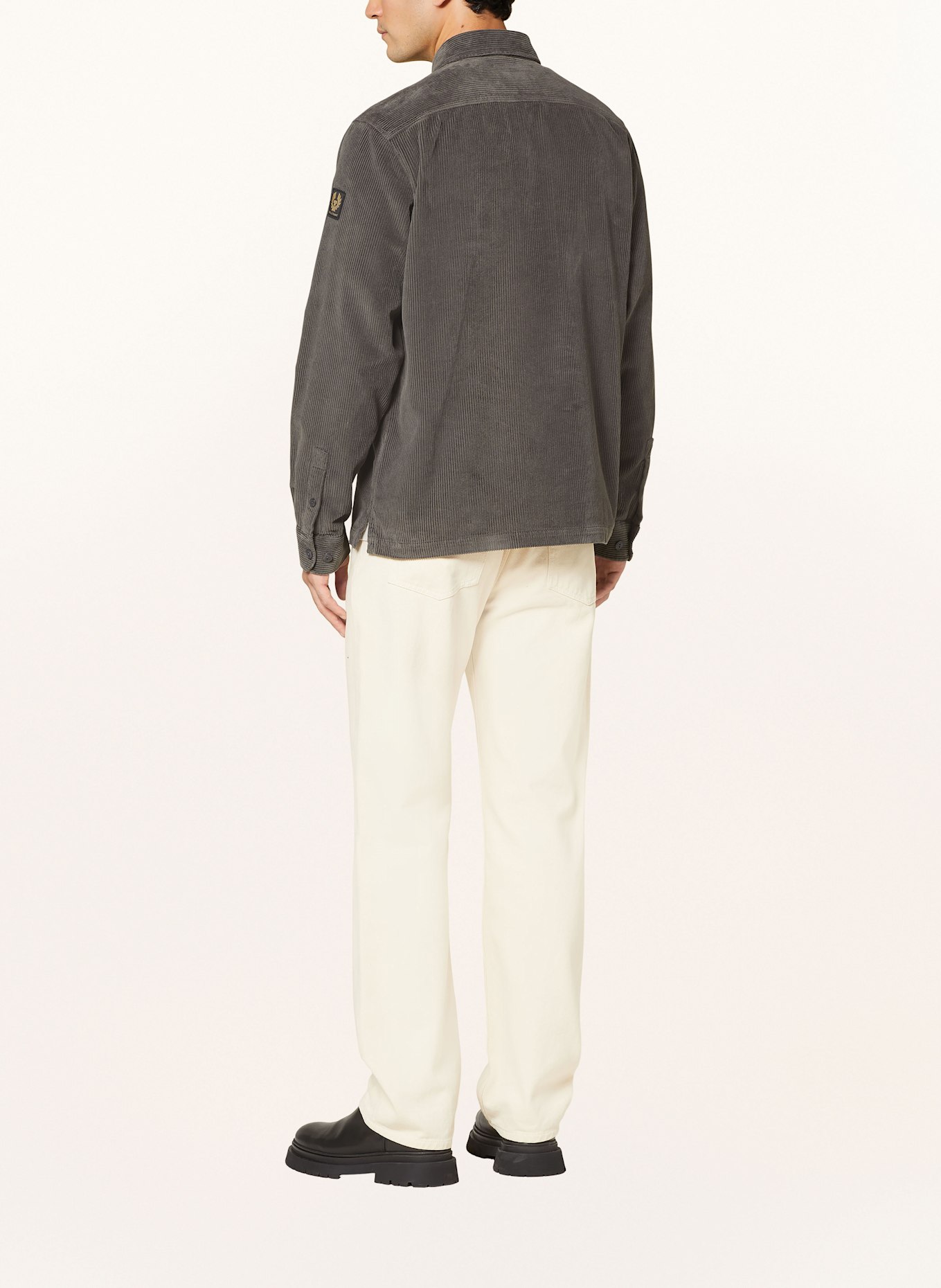 BELSTAFF Cord-Overjacket FALLGATE Comfort Fit: DUNKELGRAU