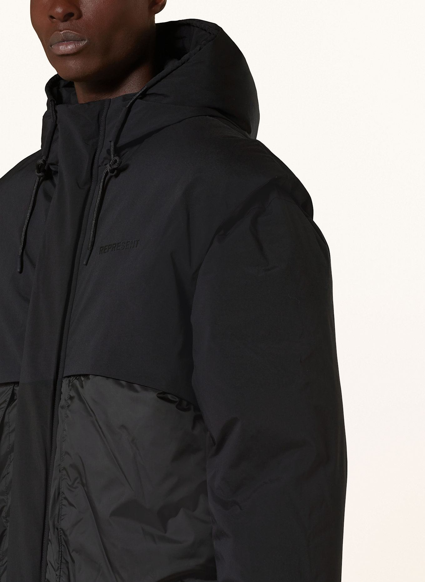 REPRESENT Daunenjacke, Farbe: SCHWARZ (Bild 5)