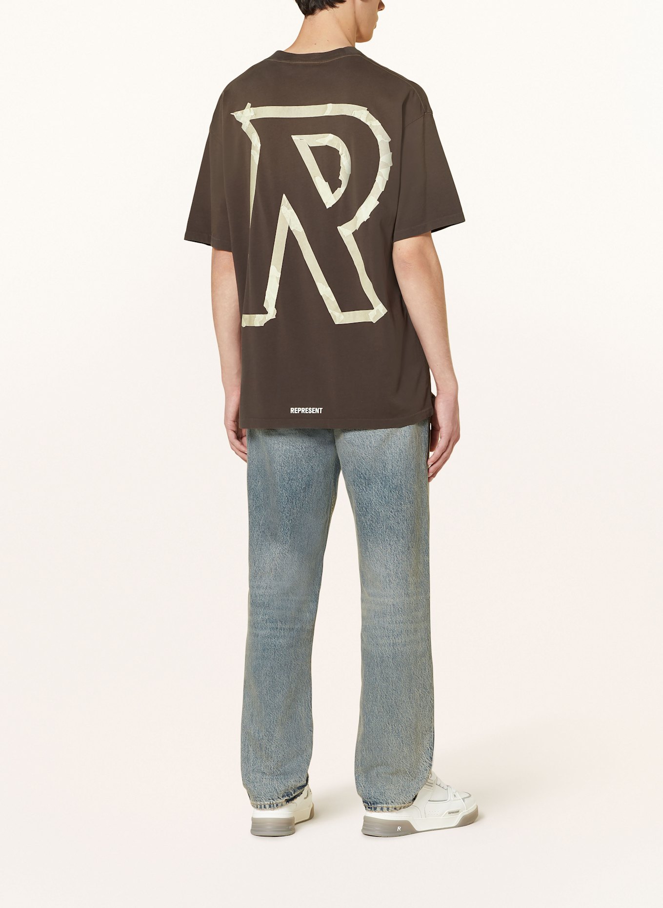 REPRESENT Tričko: HNĚDÁ