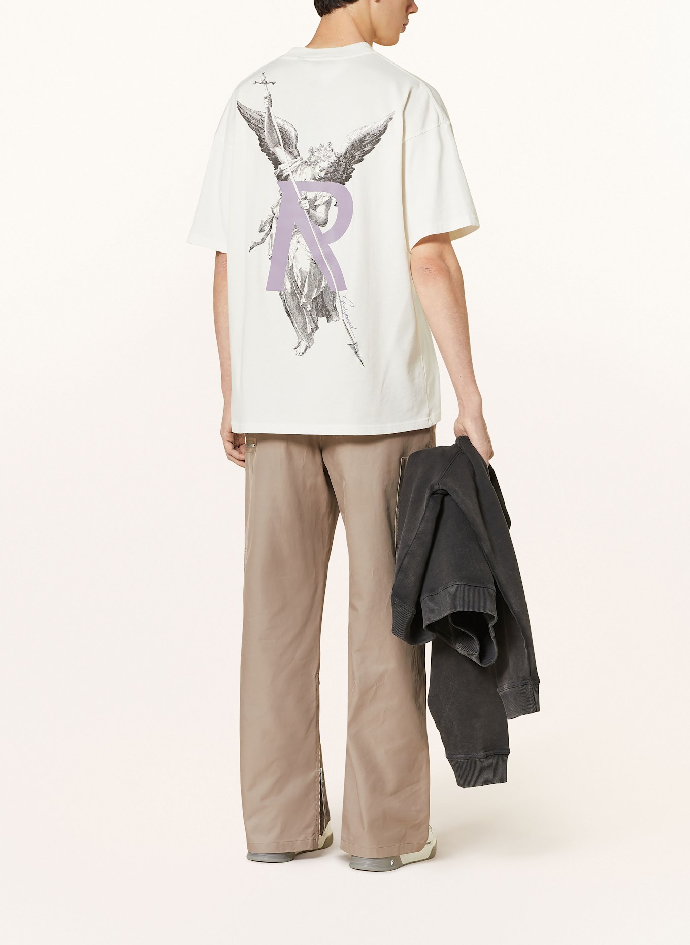 REPRESENT T-shirt, Color: ECRU/ GRAY/ PURPLE (Image 2)