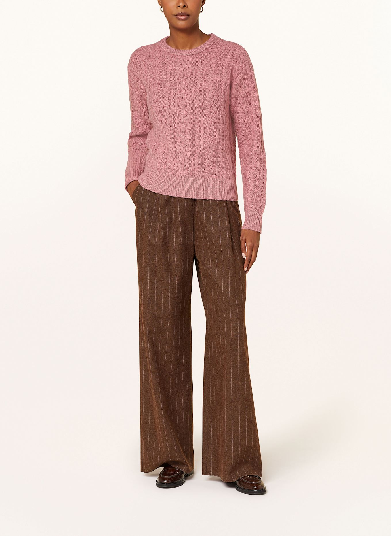 LAUREN RALPH LAUREN Sweter: BLADORÓŻOWY