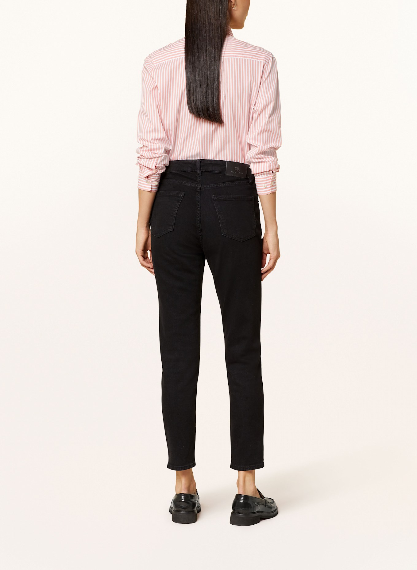 LAUREN RALPH LAUREN Skinny Jeans: 001 BLACK WASH