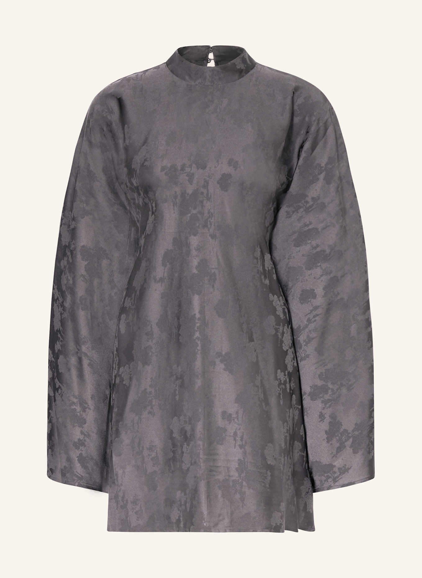 ROTATE Jacquard-Kleid: DUNKELGRAU