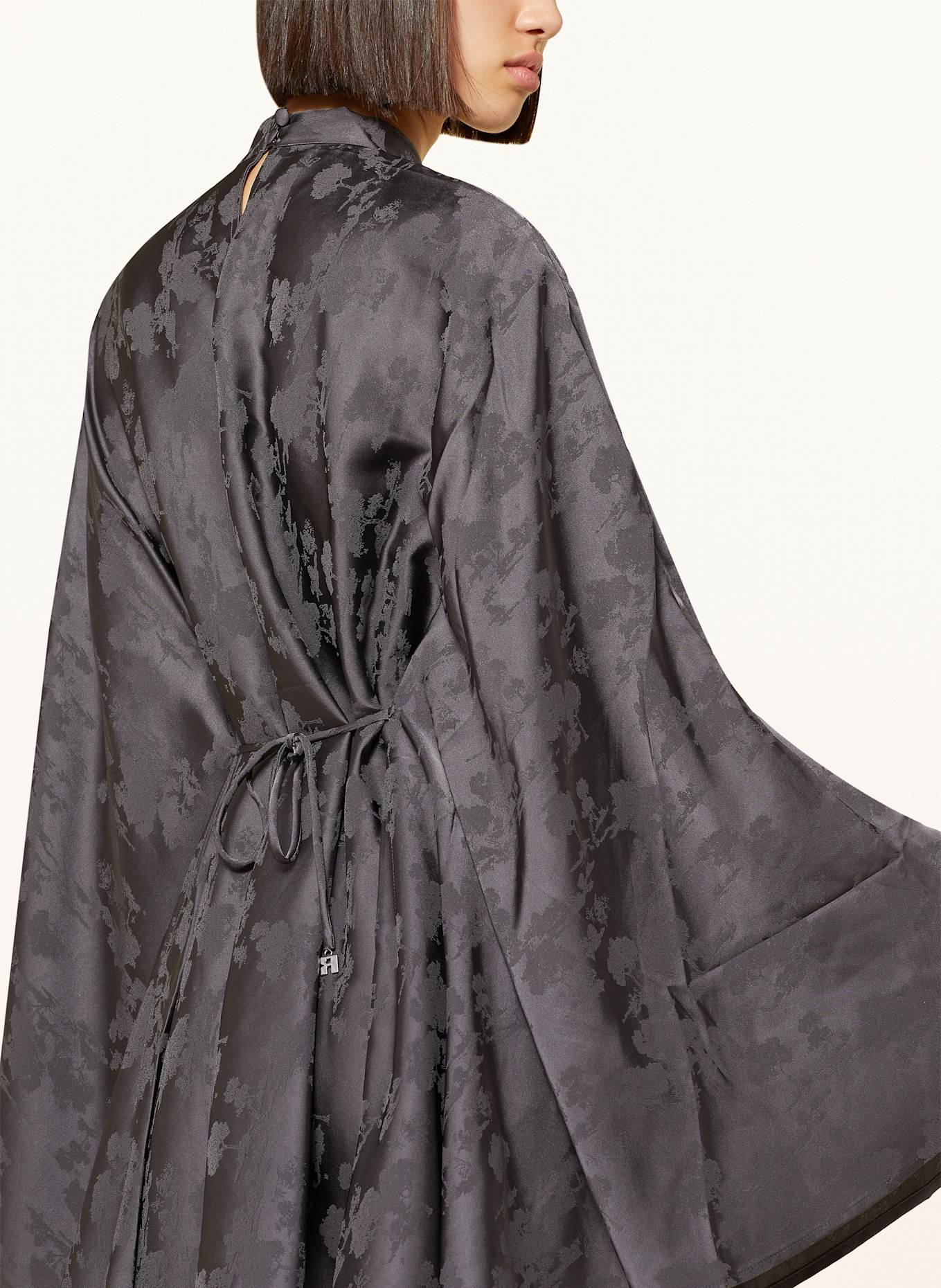 ROTATE Jacquard-Kleid: DUNKELGRAU