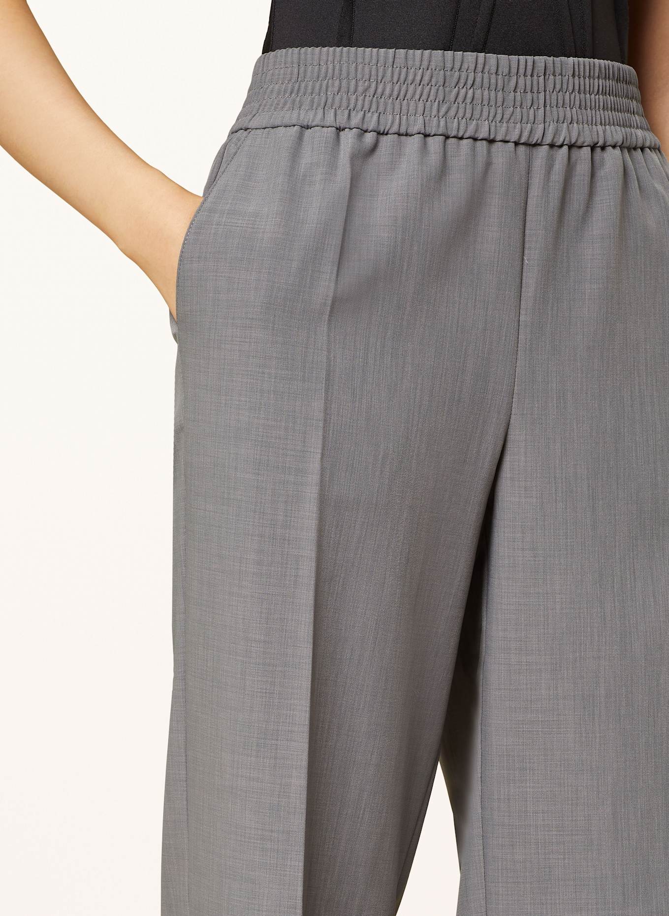 Herskind Wide leg trousers PINKY, Color: GRAY (Image 5)