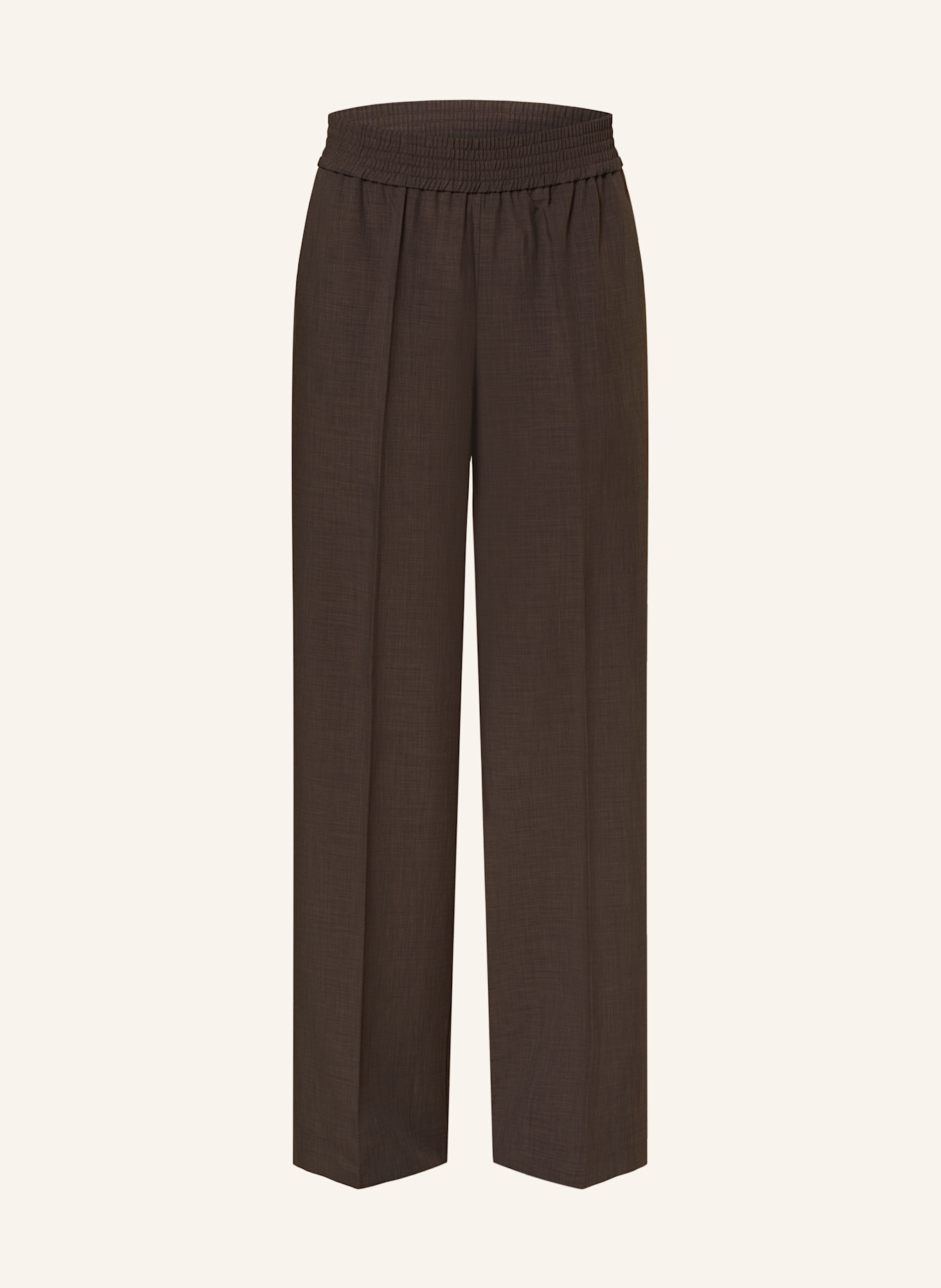 Herskind Wide leg trousers PINKY, Color: DARK BROWN (Image 1)