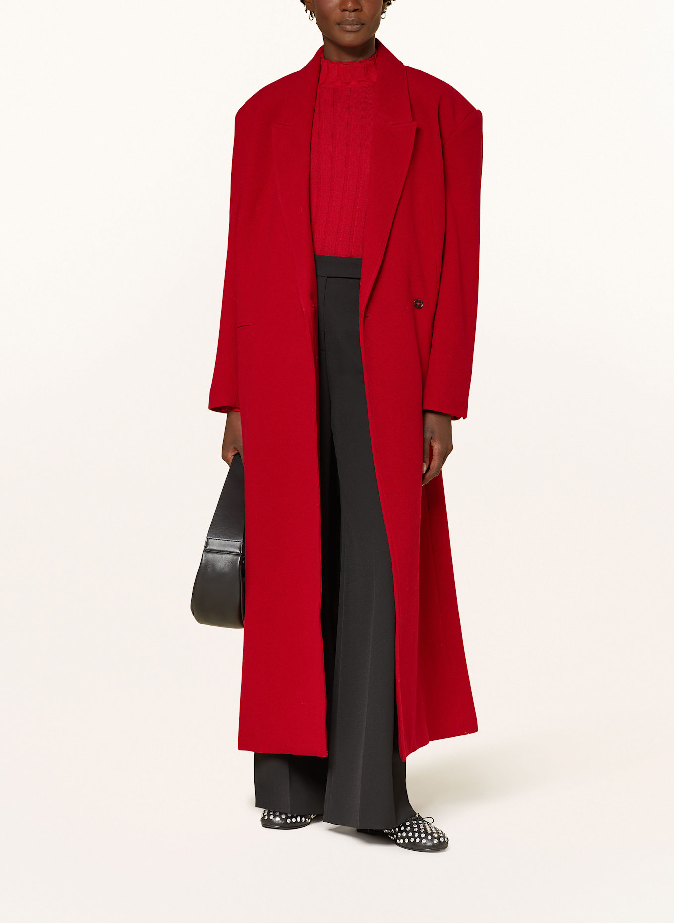 Herskind Oversized-Mantel DREW: ROT