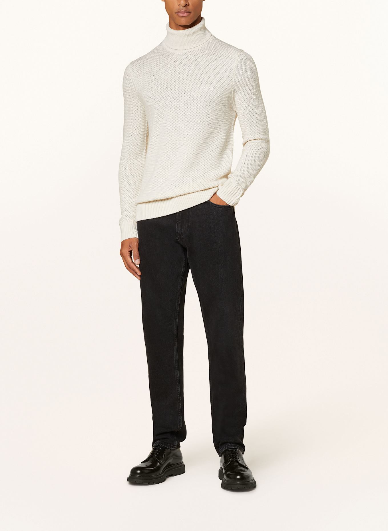 STRELLSON Turtleneck sweater HAMILTON, Color: ECRU (Image 2)