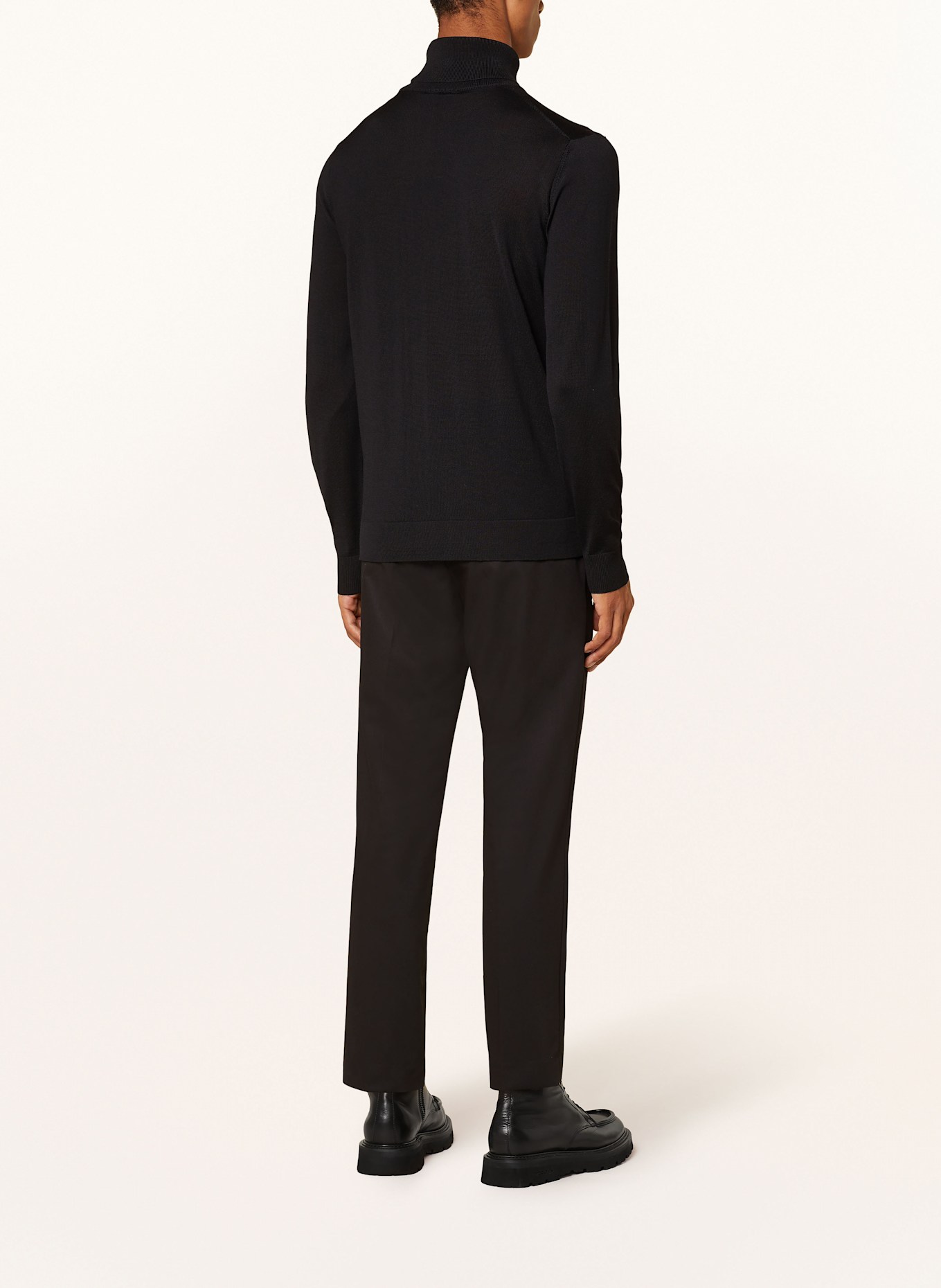 STRELLSON Rollkragenpullover MAREK: SCHWARZ