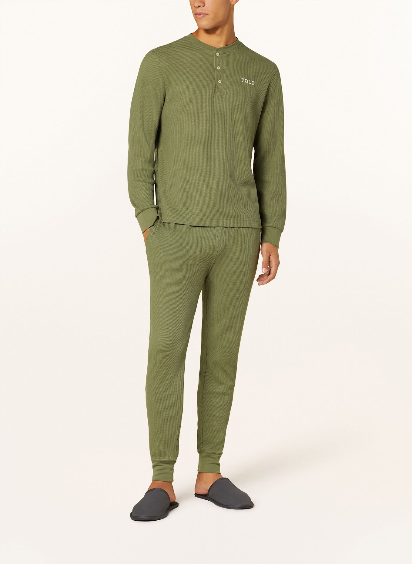 POLO RALPH LAUREN slaapshirt: GROEN