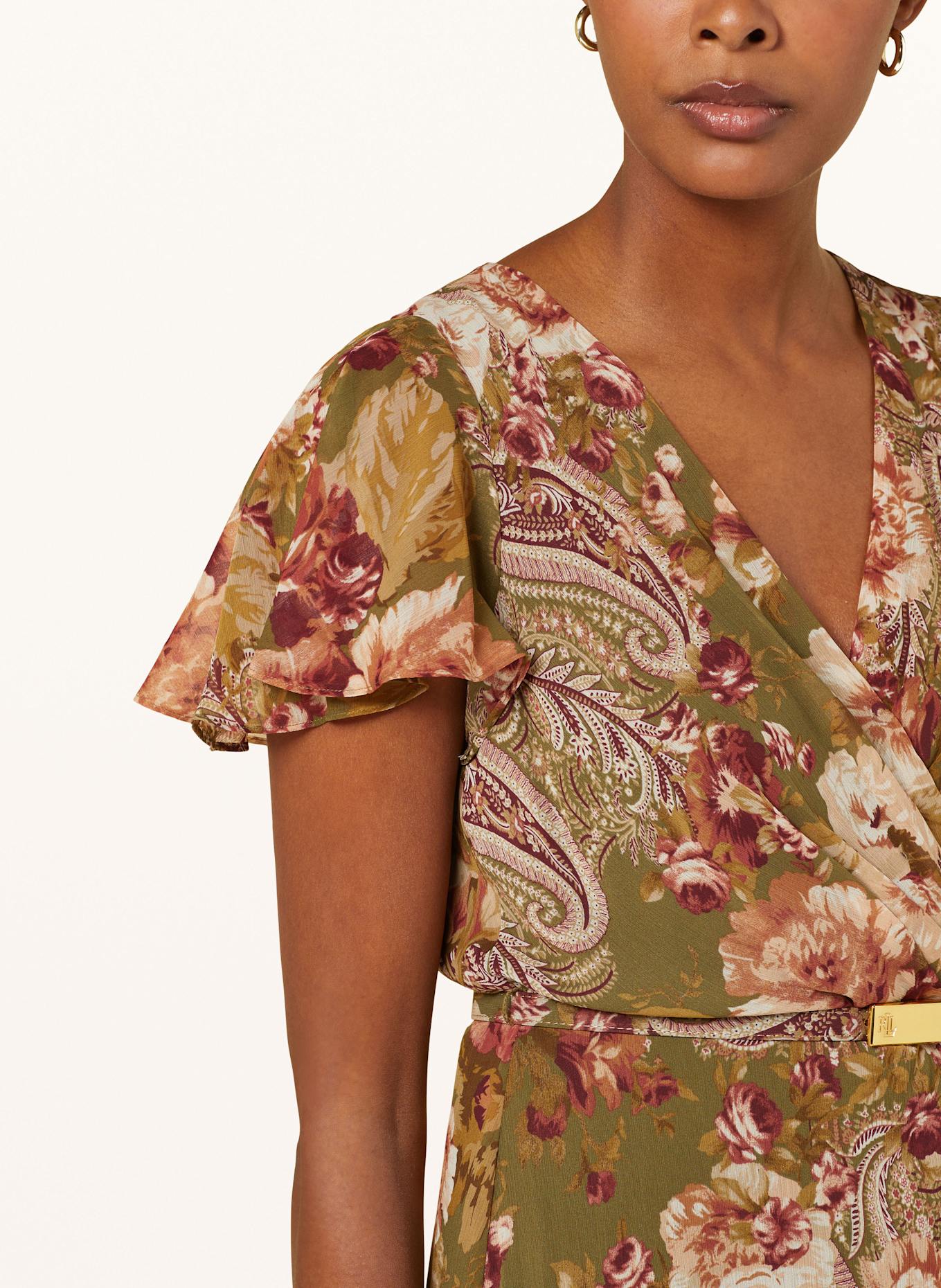 Ralph lauren orange dress outlet