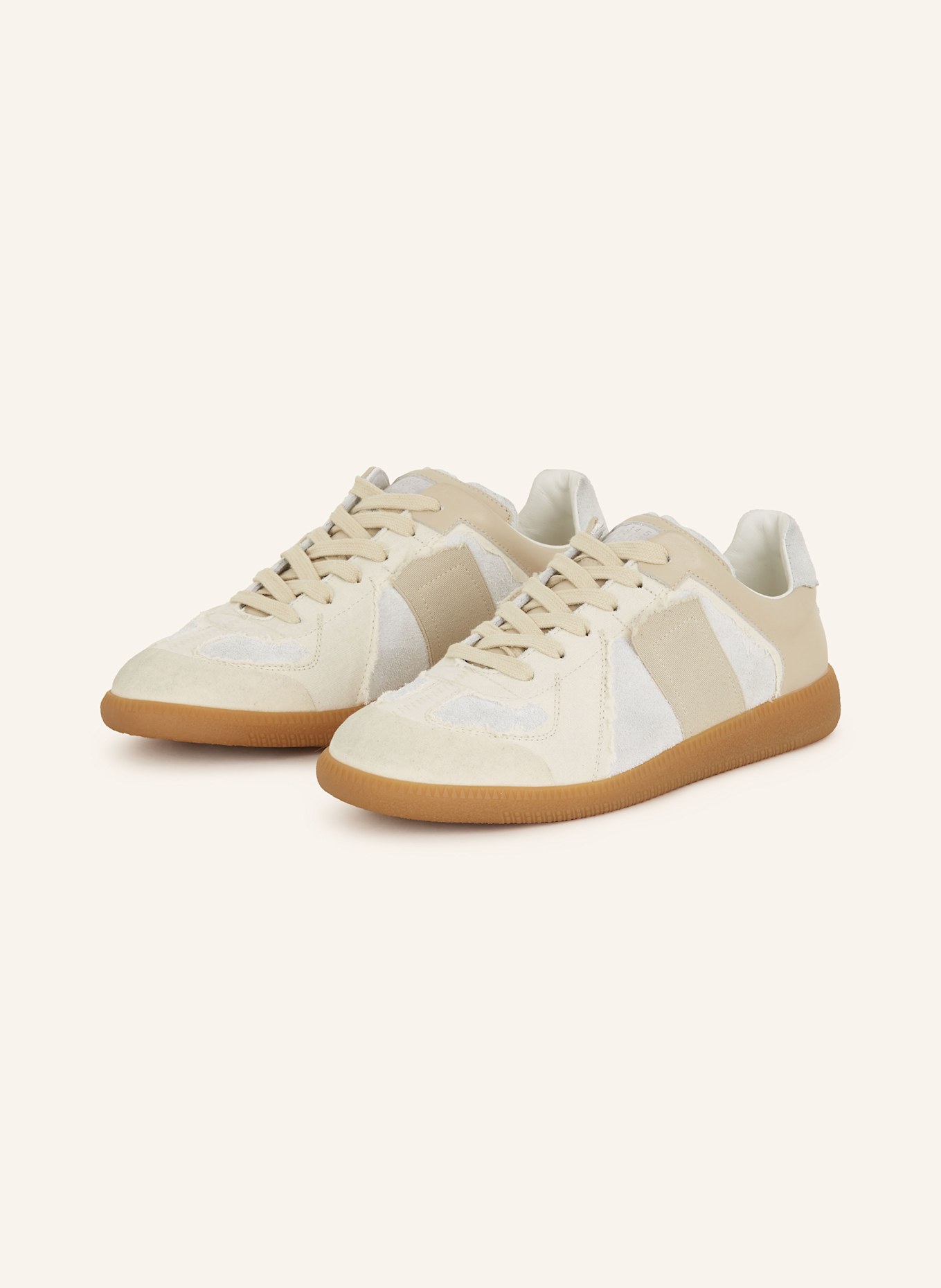 Maison Margiela Sneakers in cream gray