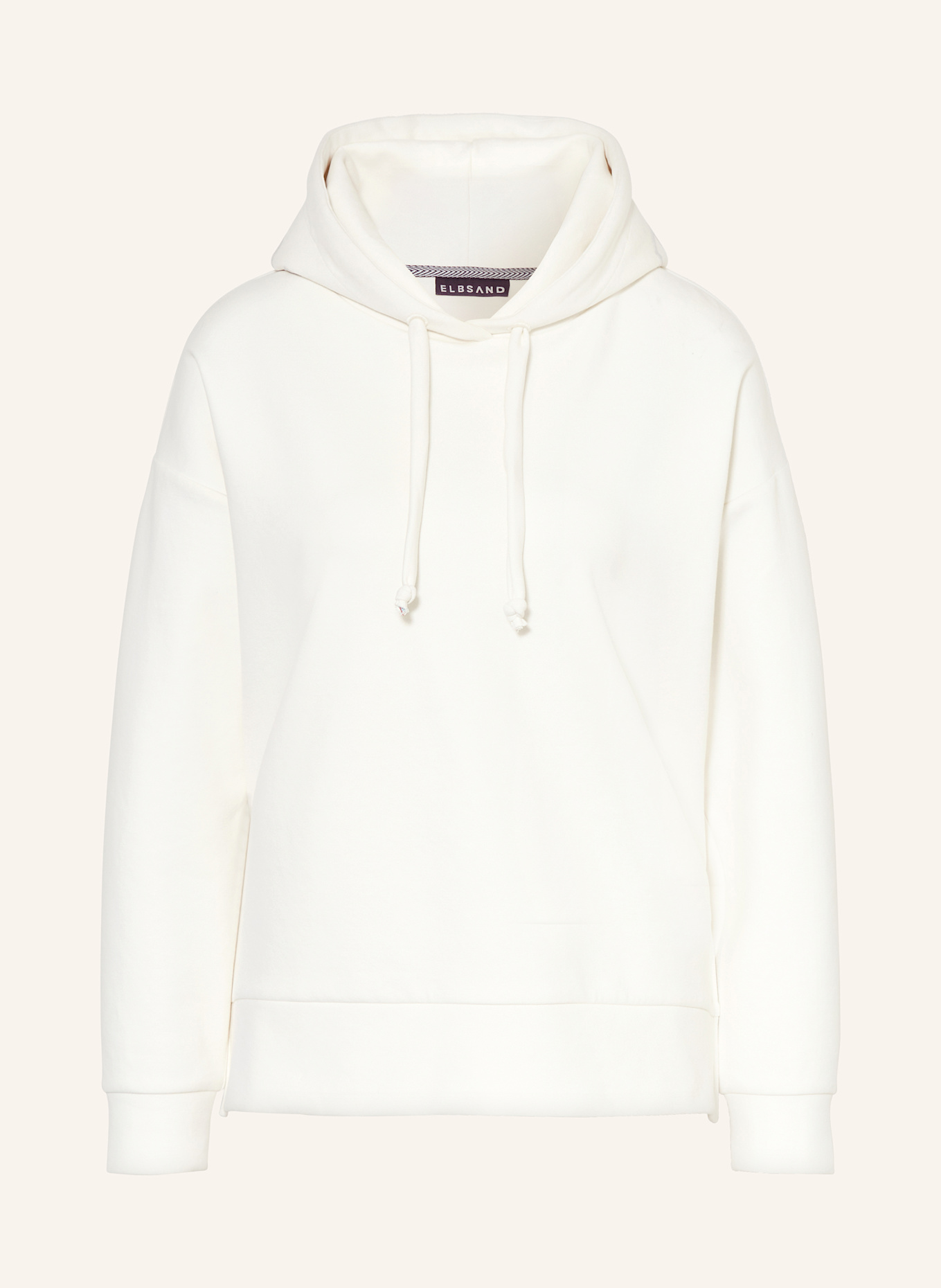 ELBSAND Hoodie MATHEA, Farbe: WEISS/ OLIV (Bild 1)